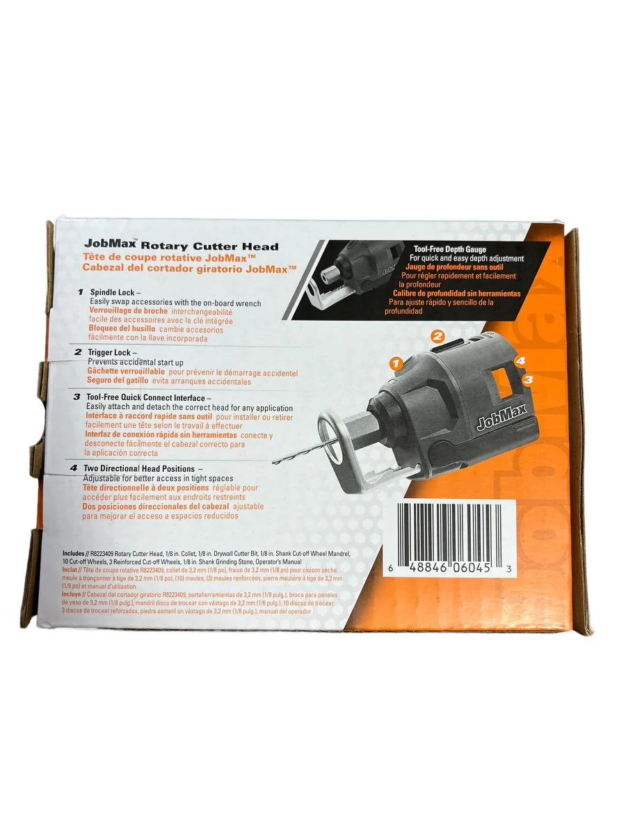 RIDGID JobMax Rotary/Drywall Cutter Head - Image 6