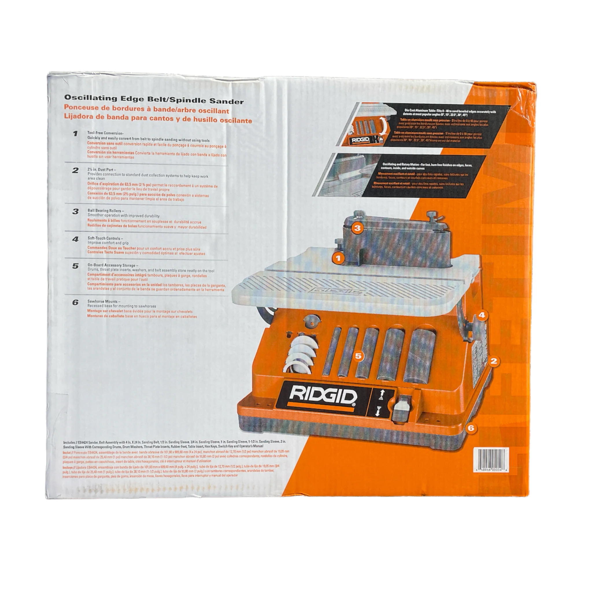 RIDGID Oscillating Edge Belt/Spindle Sander - Image 2