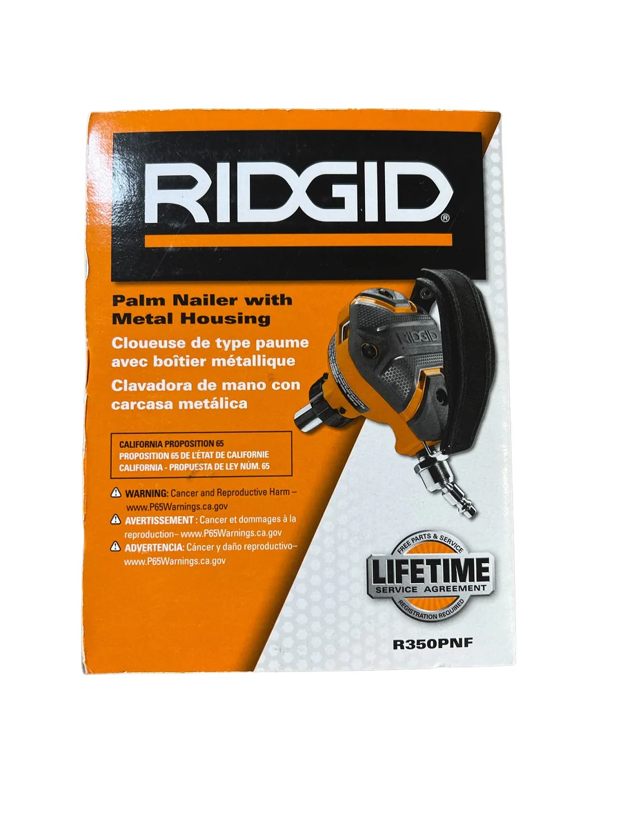 RIDGID Pneumatic 3-1/2 in. Full-Size Palm Nailer - Image 9