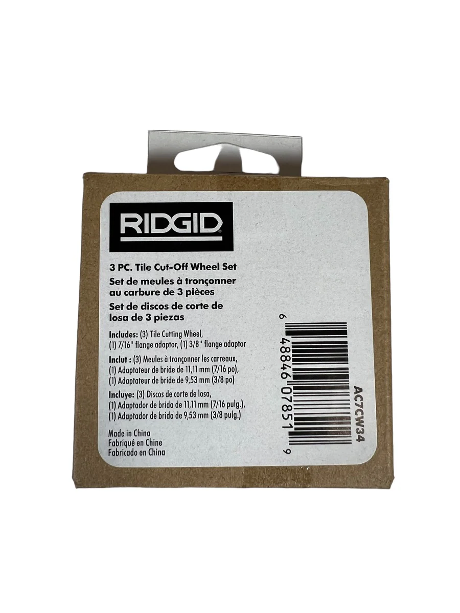CLEARANCE RIDGID Tile Cut-Off Wheel Set (3-Piece) - Image 2