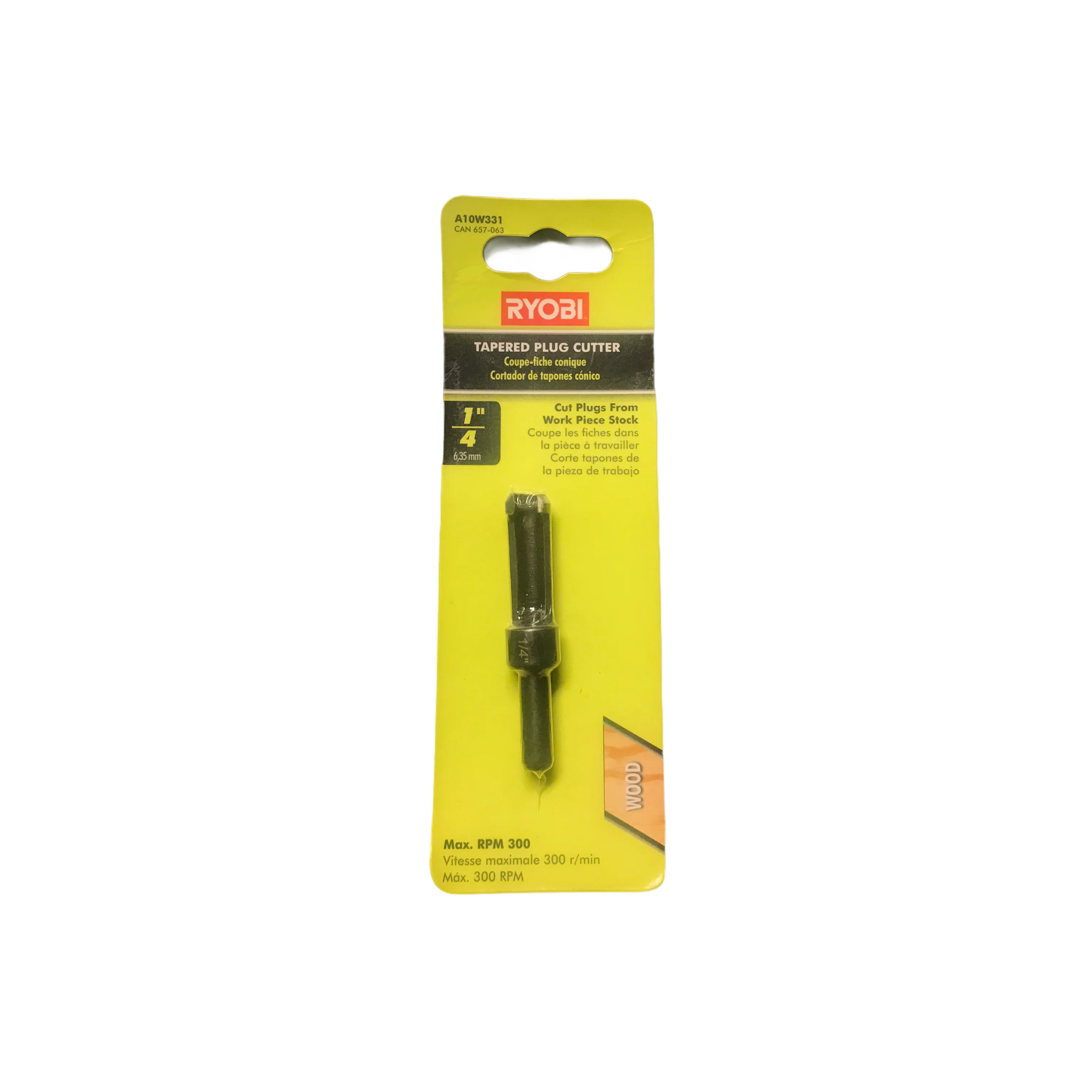1/4 in. Tapered Plug Cutter