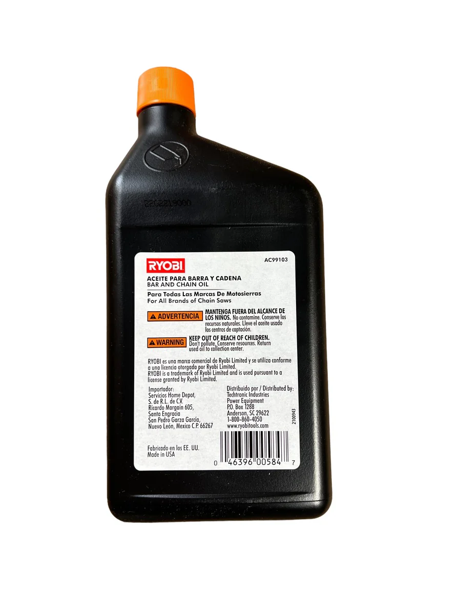 RYOBI 1 Qt. Bar and Chain Oil - Image 2