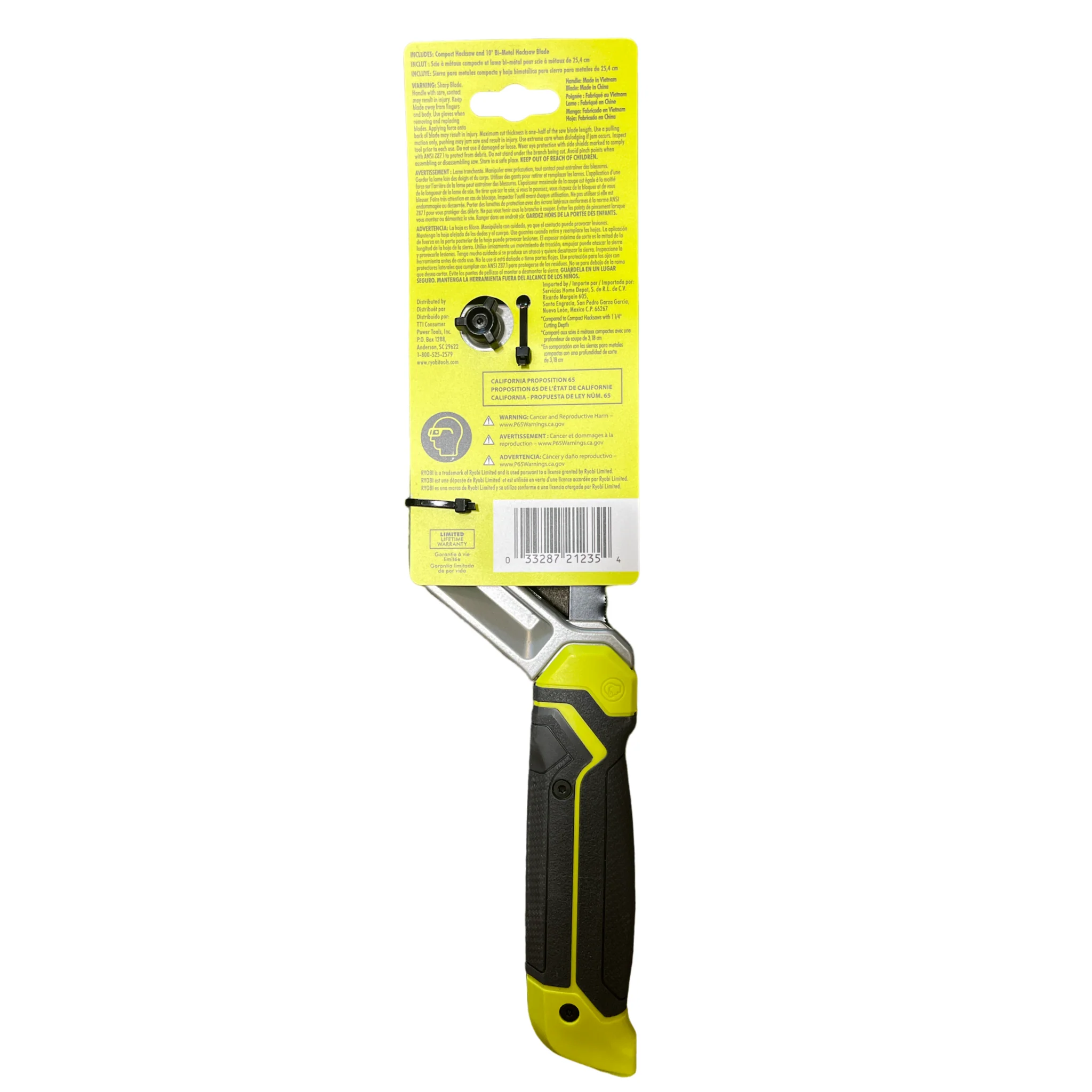 RYOBI 10 in. Compact Hacksaw - Image 2