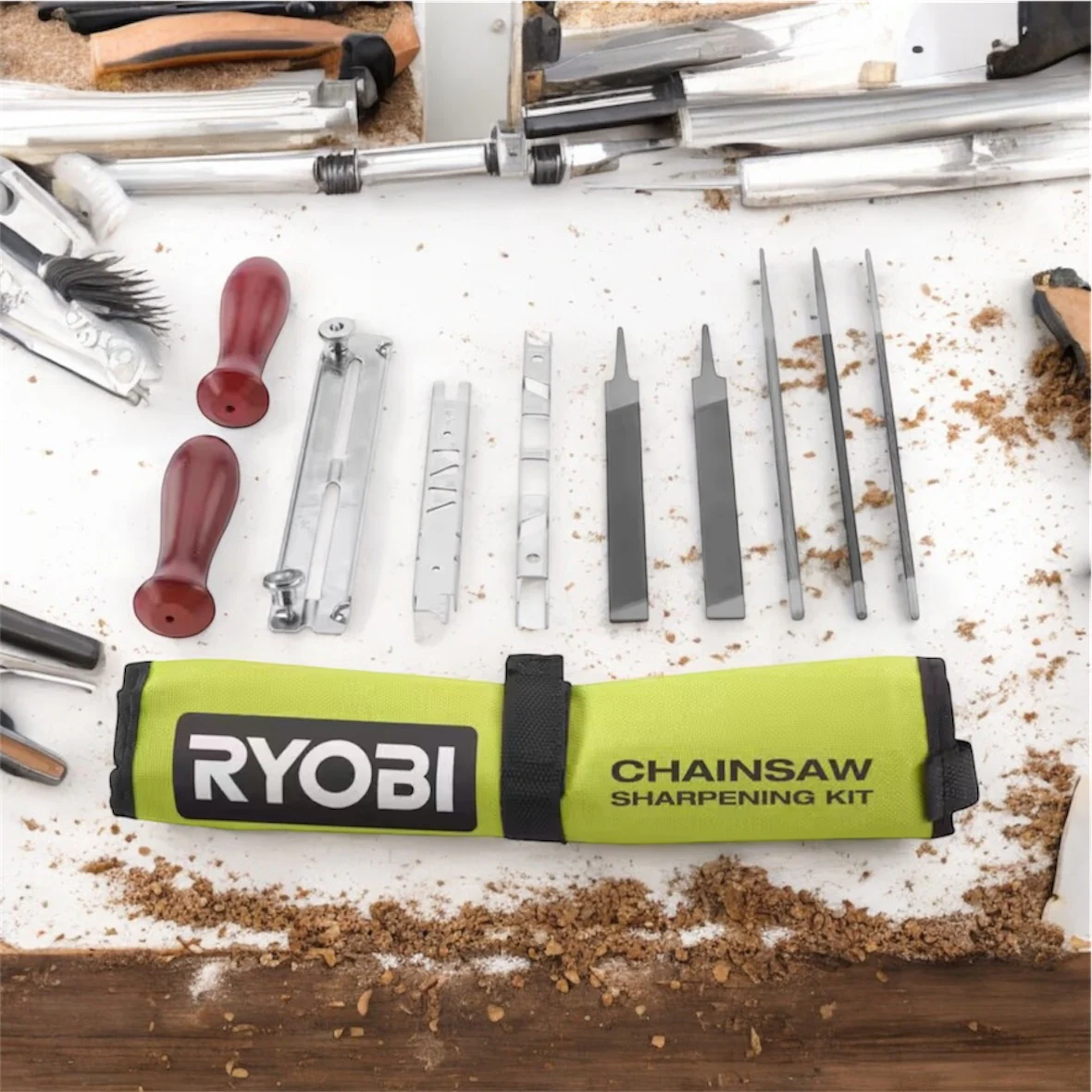 RYOBI 11-Piece Chainsaw Sharpening Kit - Image 2