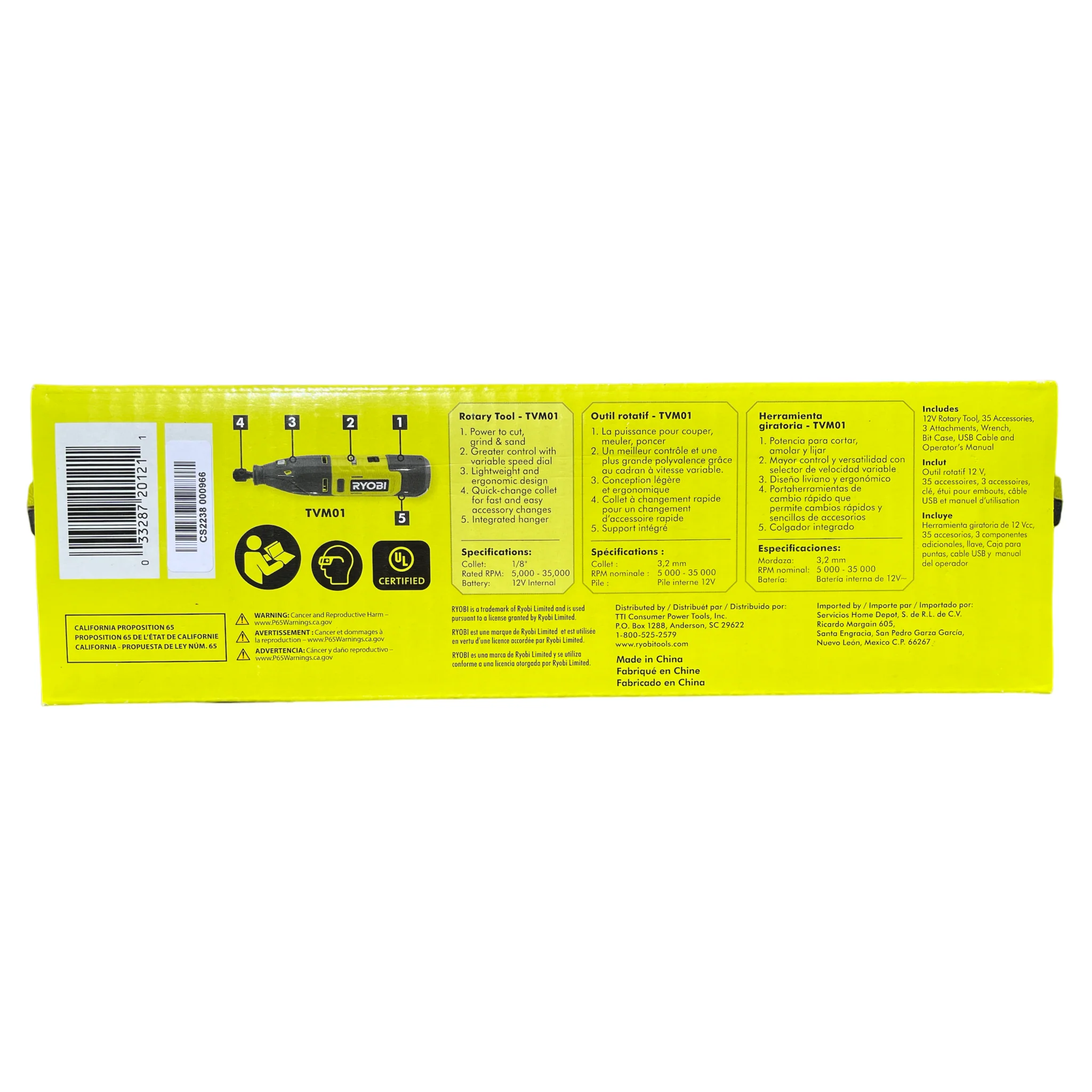 RYOBI 12-Volt Cordless Rotary Tool Kit - Image 3