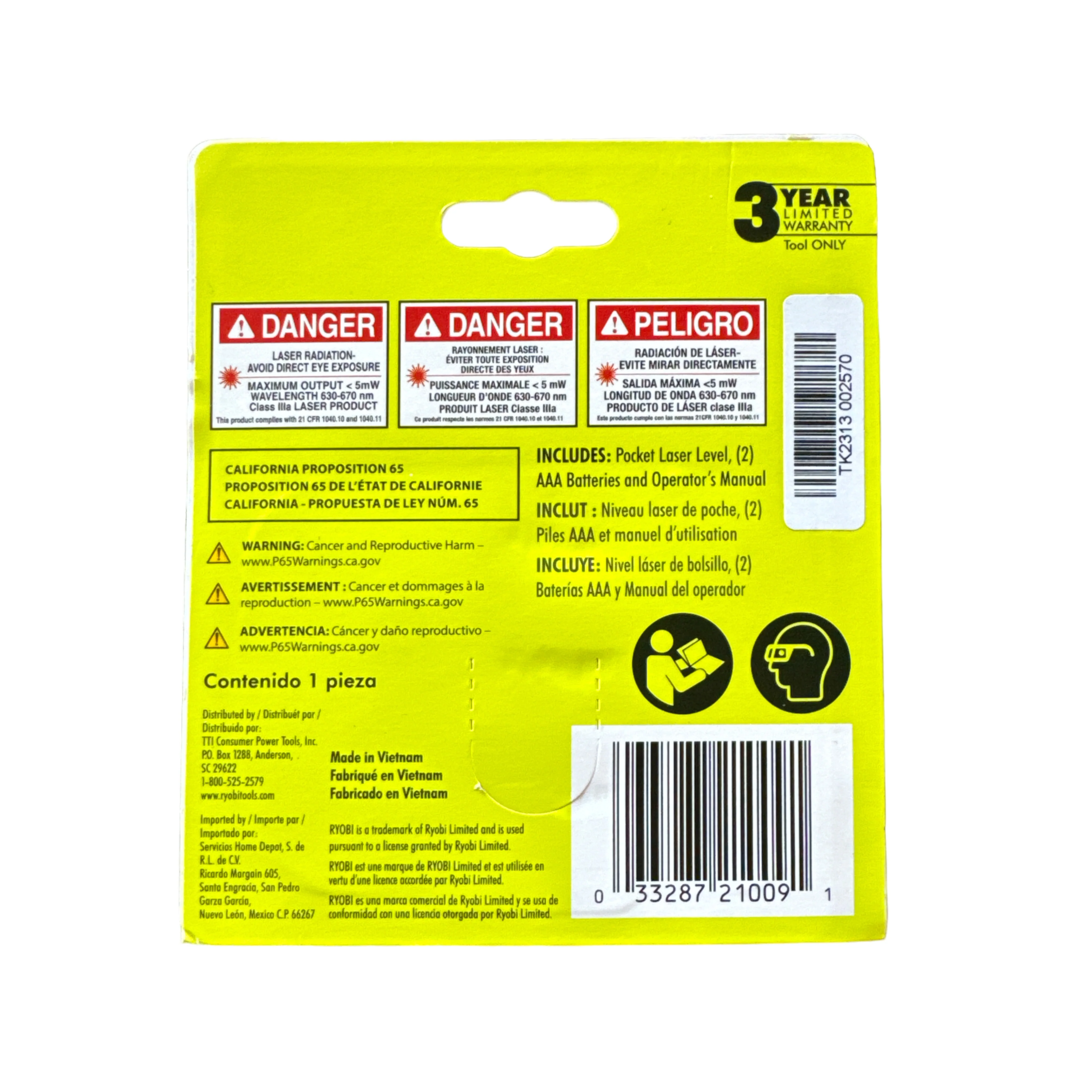RYOBI 15 ft. Compact Laser Level - Image 3