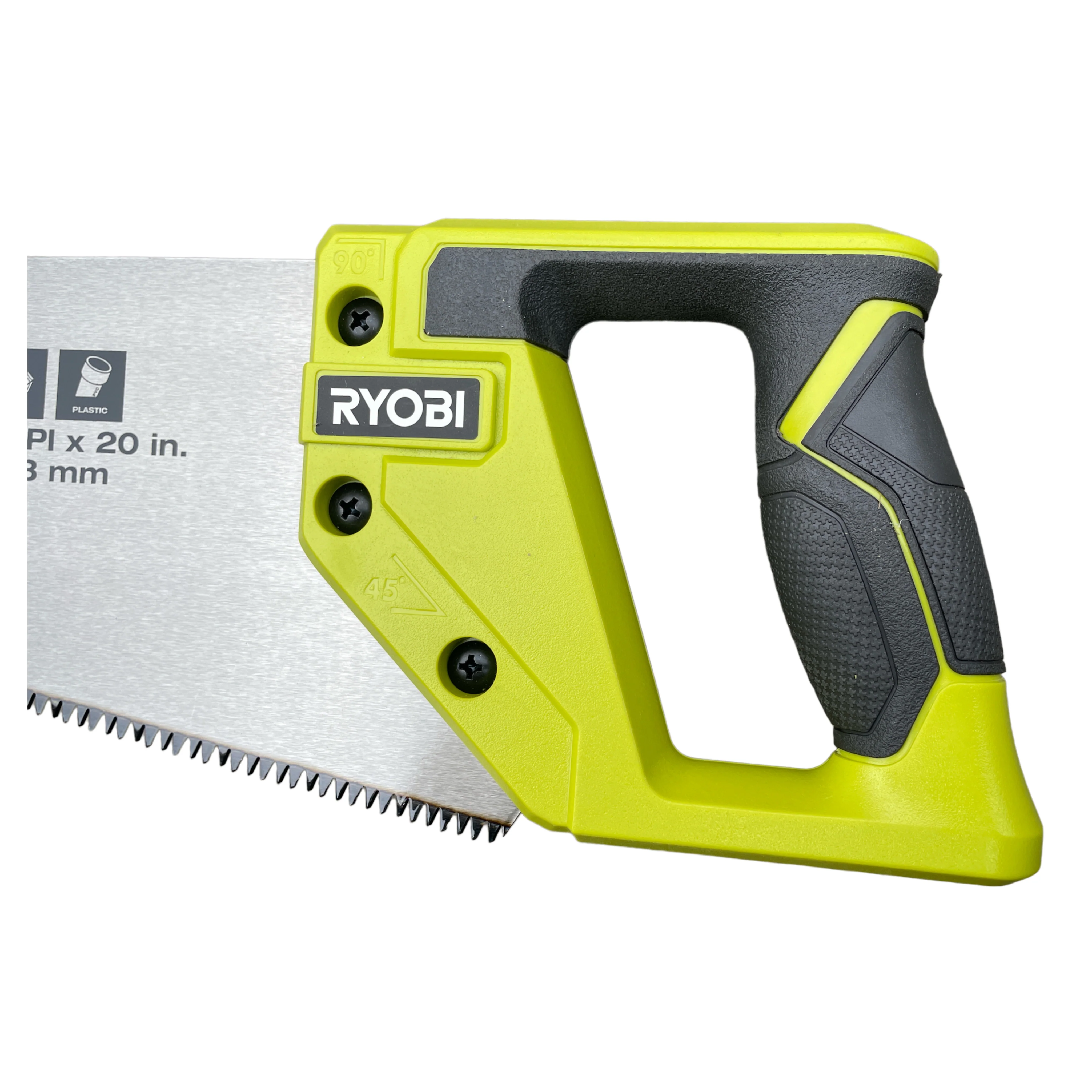 RYOBI 20 in. 7 TPI Hand Saw with Steel Blade - Image 3