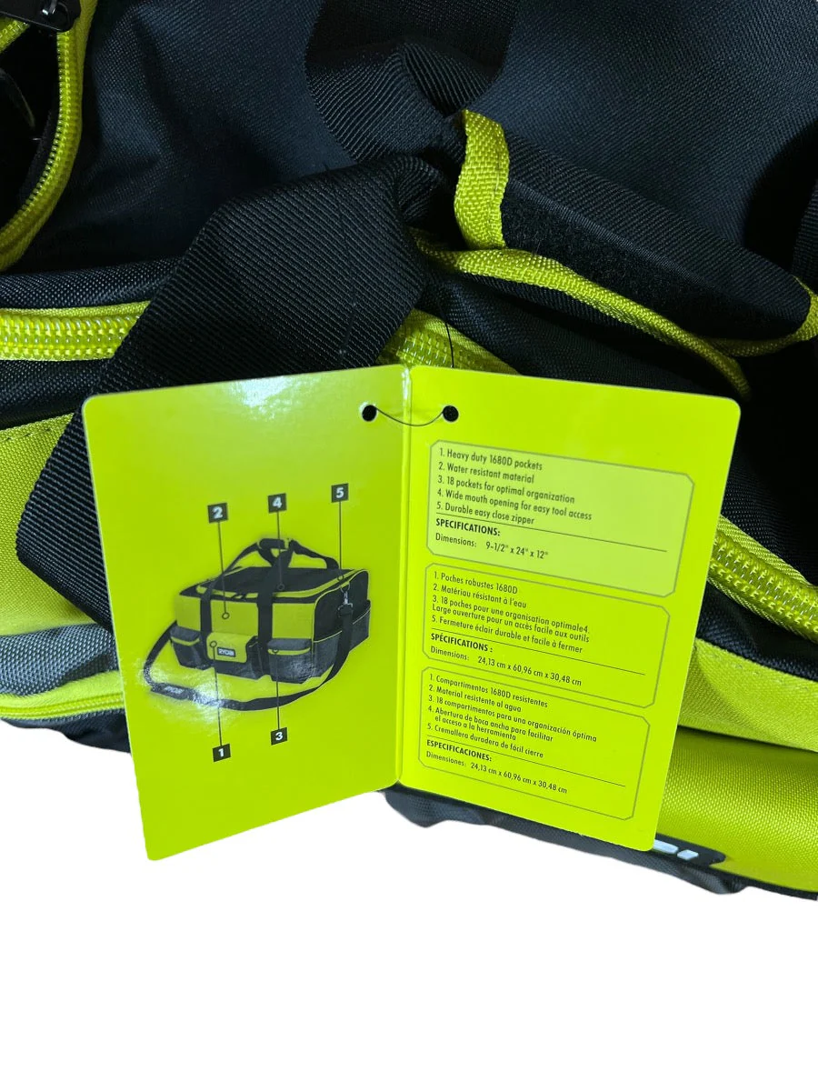 RYOBI 24 in. Tool Bag with Shoulder Strap - Image 6