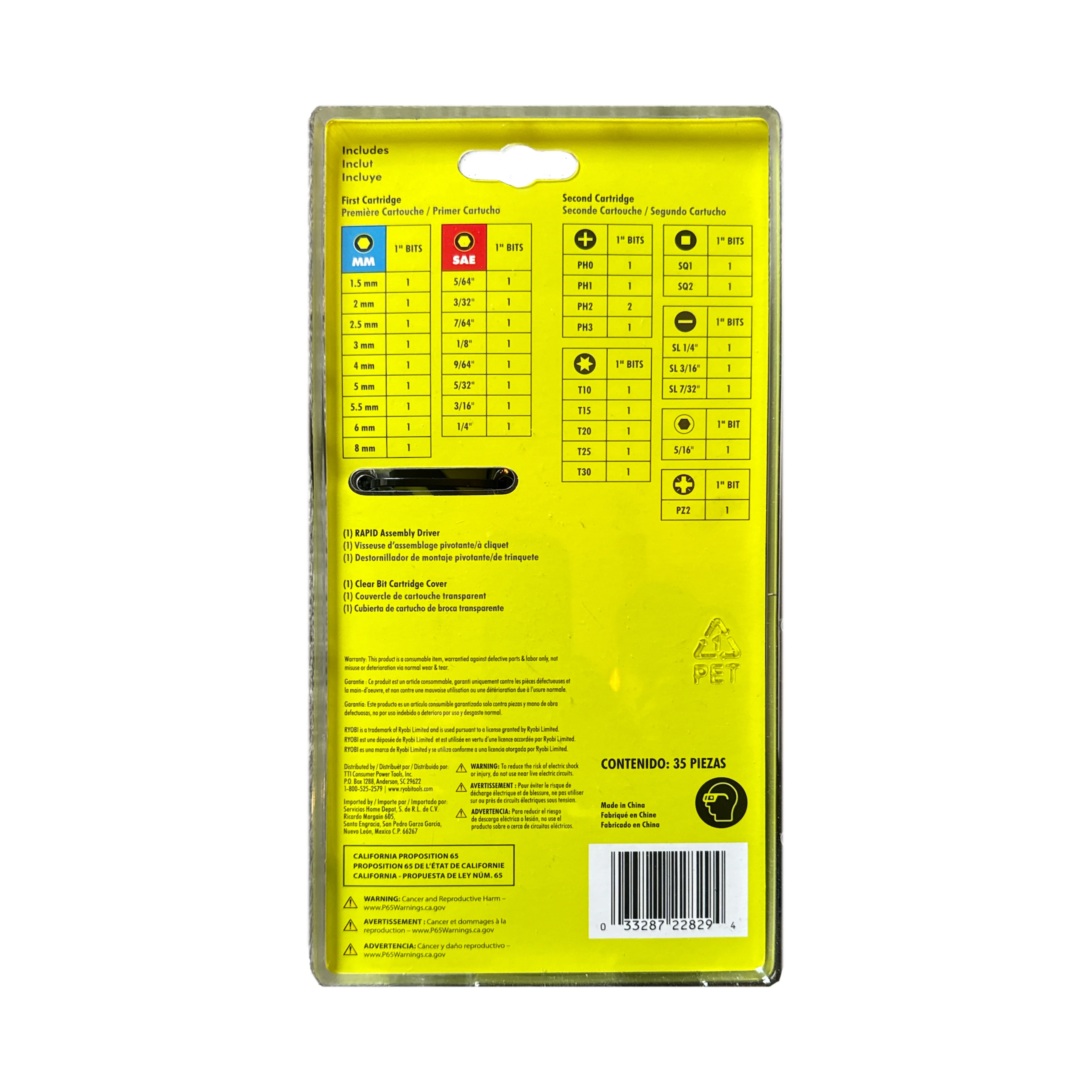 RYOBI 35 Pc. RAPID Assembly Screwdriver Set - Image 3