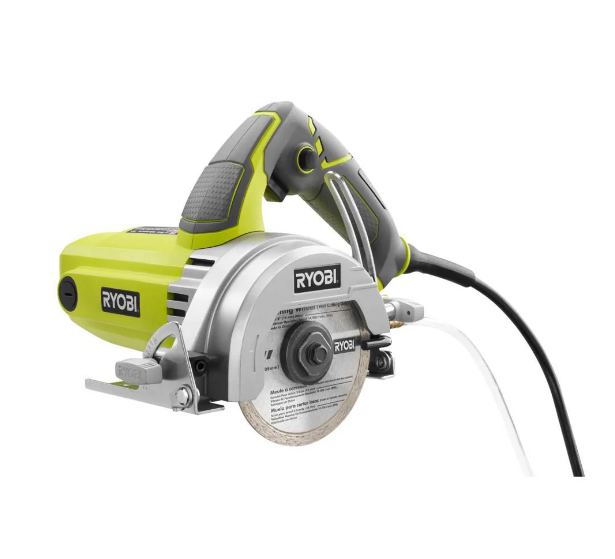 RYOBI 4 in. Wet Tile Saw with Diamond Blade