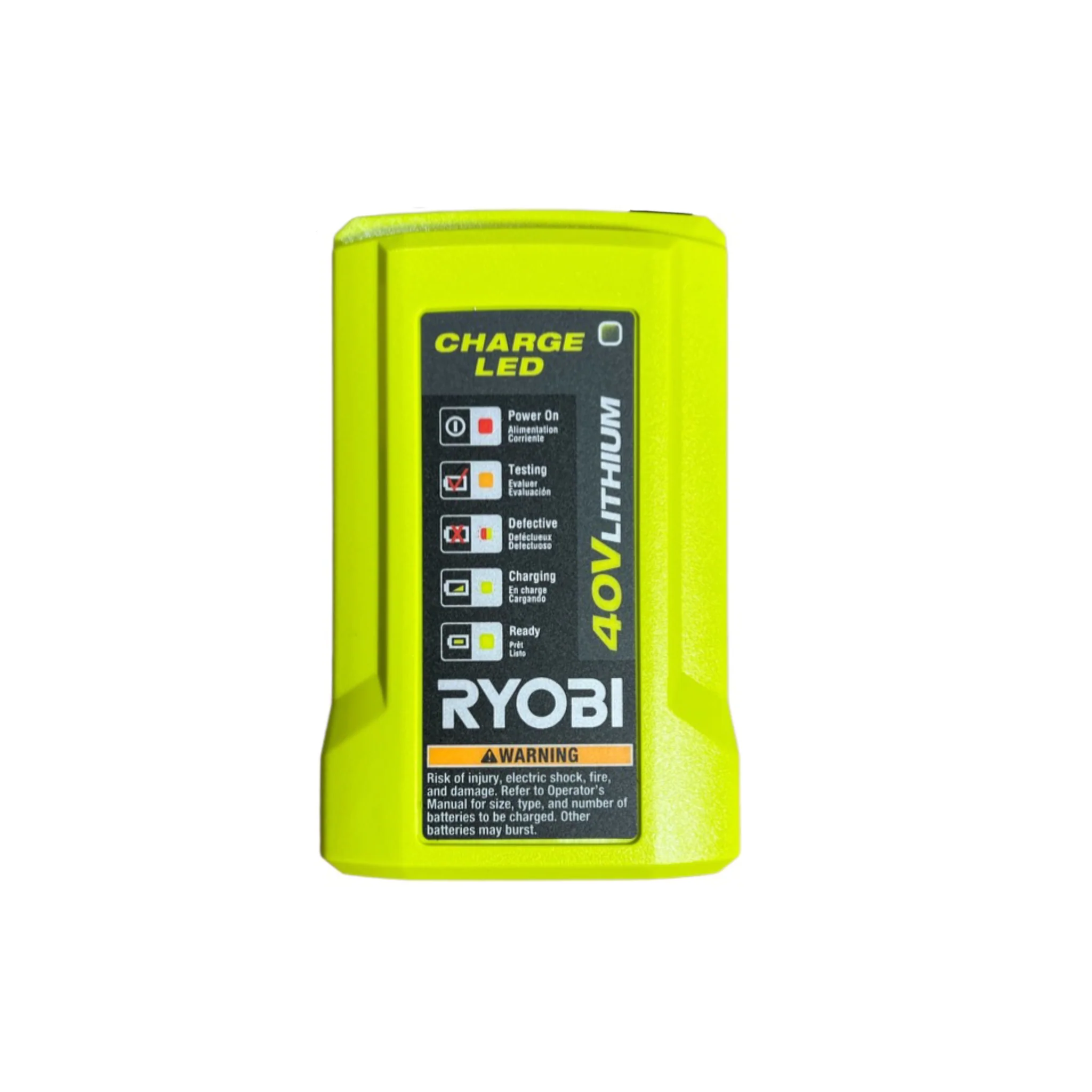 RYOBI 40-Volt Lithium-Ion Charger - Image 2