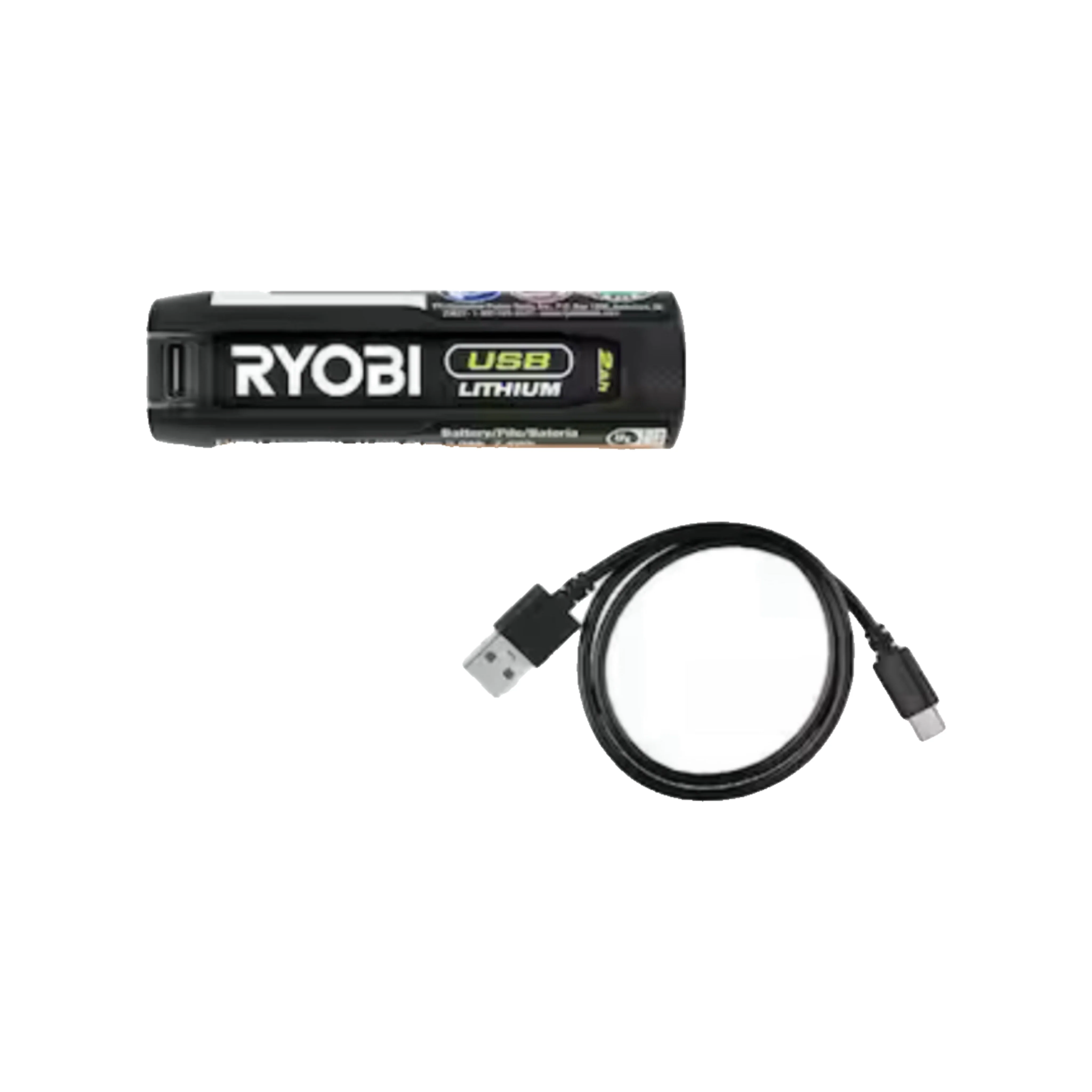 RYOBI 600 Lumens LED USB Lithium Compact 3-Mode Flashlight Kit - Image 4