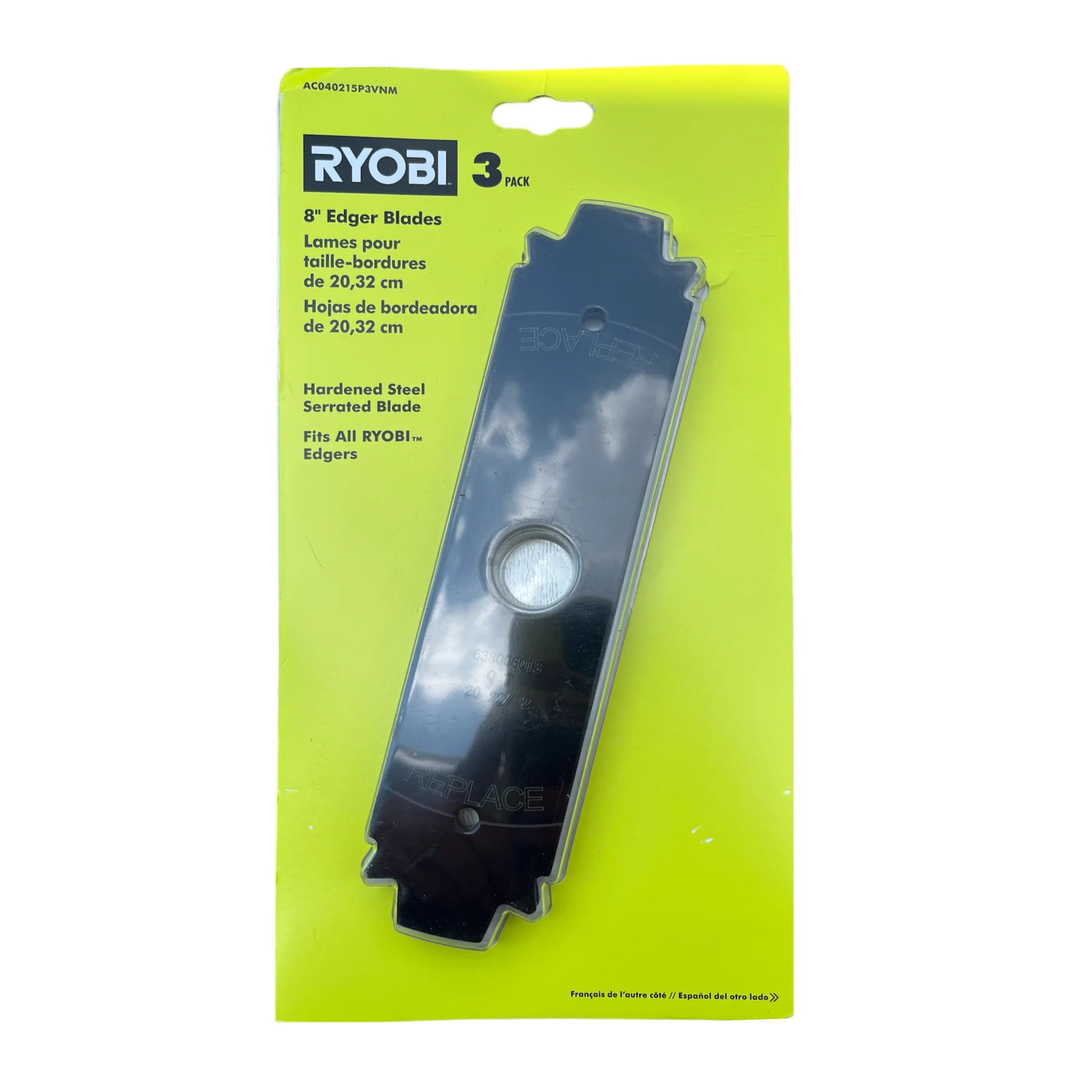 RYOBI 8 in. Edger Blade (3-Pack)