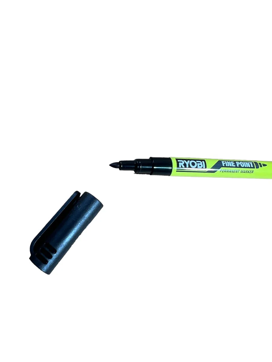 RYOBI Black Fine Point Permanent Workshop Marker - Image 3