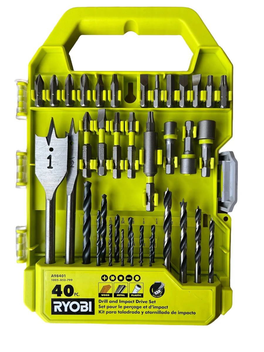 RYOBI Drill and Impact Drive Kit (40-Piece) - Image 3