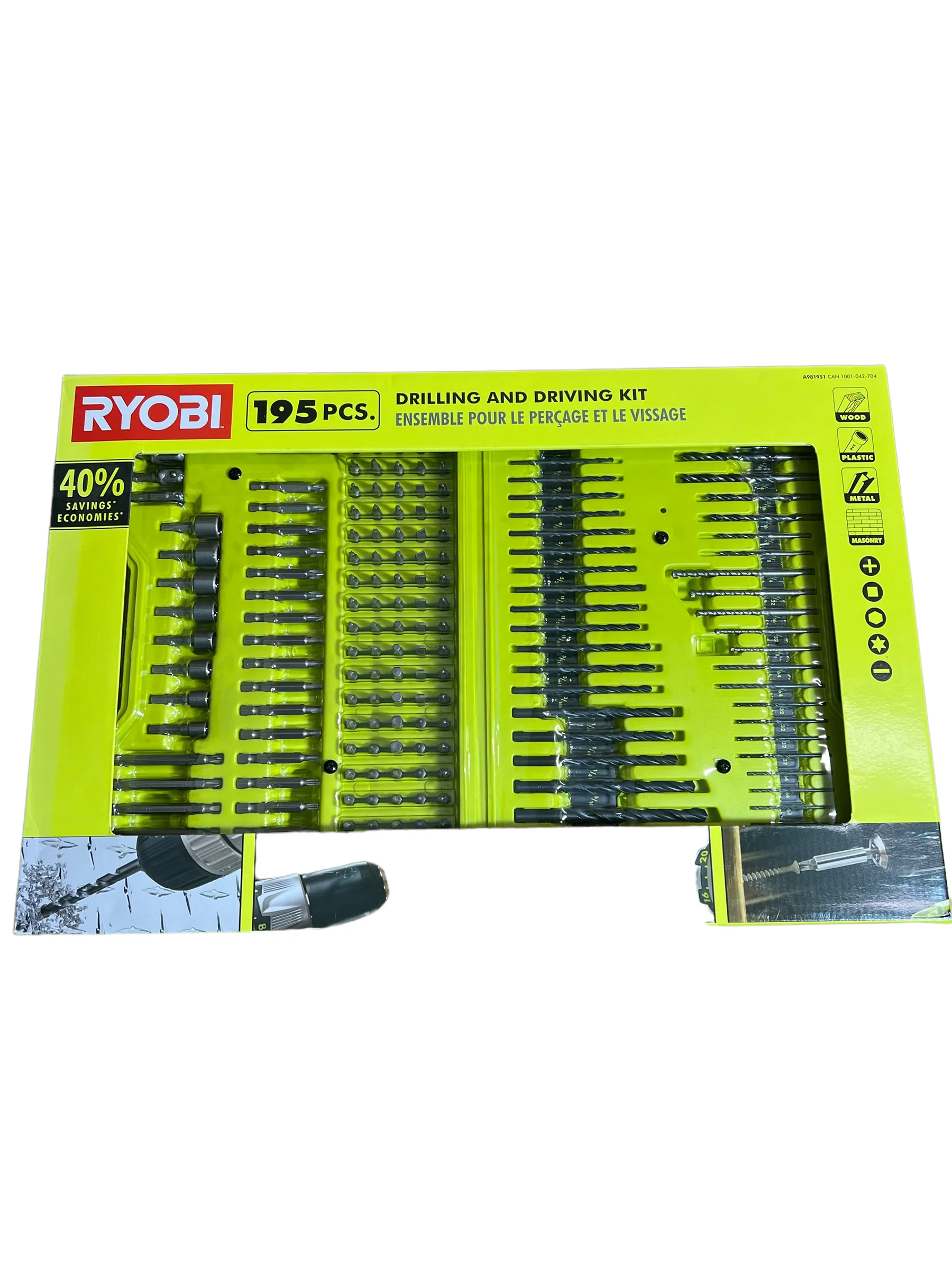 RYOBI Drilling and Driving Kit (195-Piece)