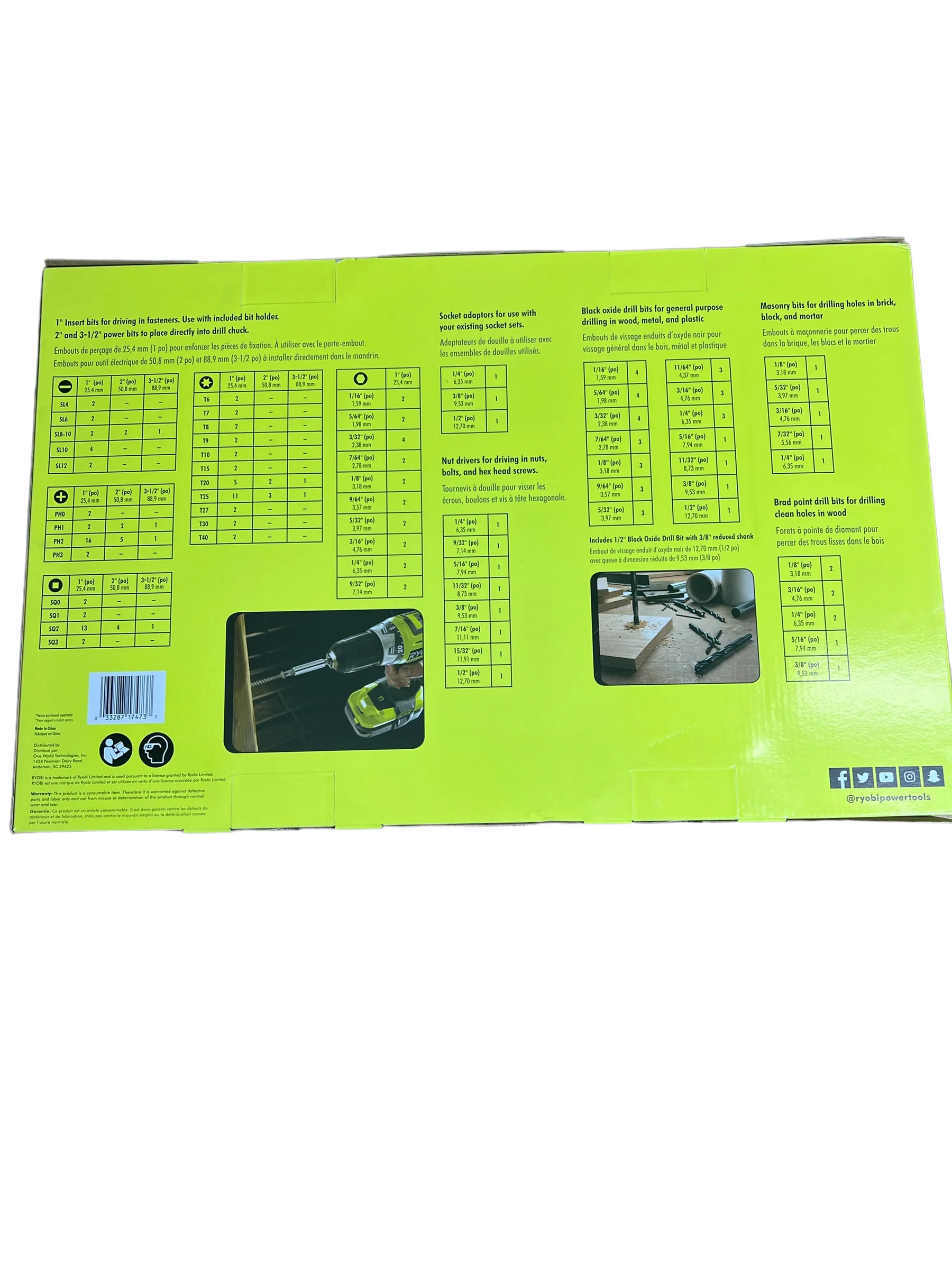 RYOBI Drilling and Driving Kit (195-Piece) - Image 4