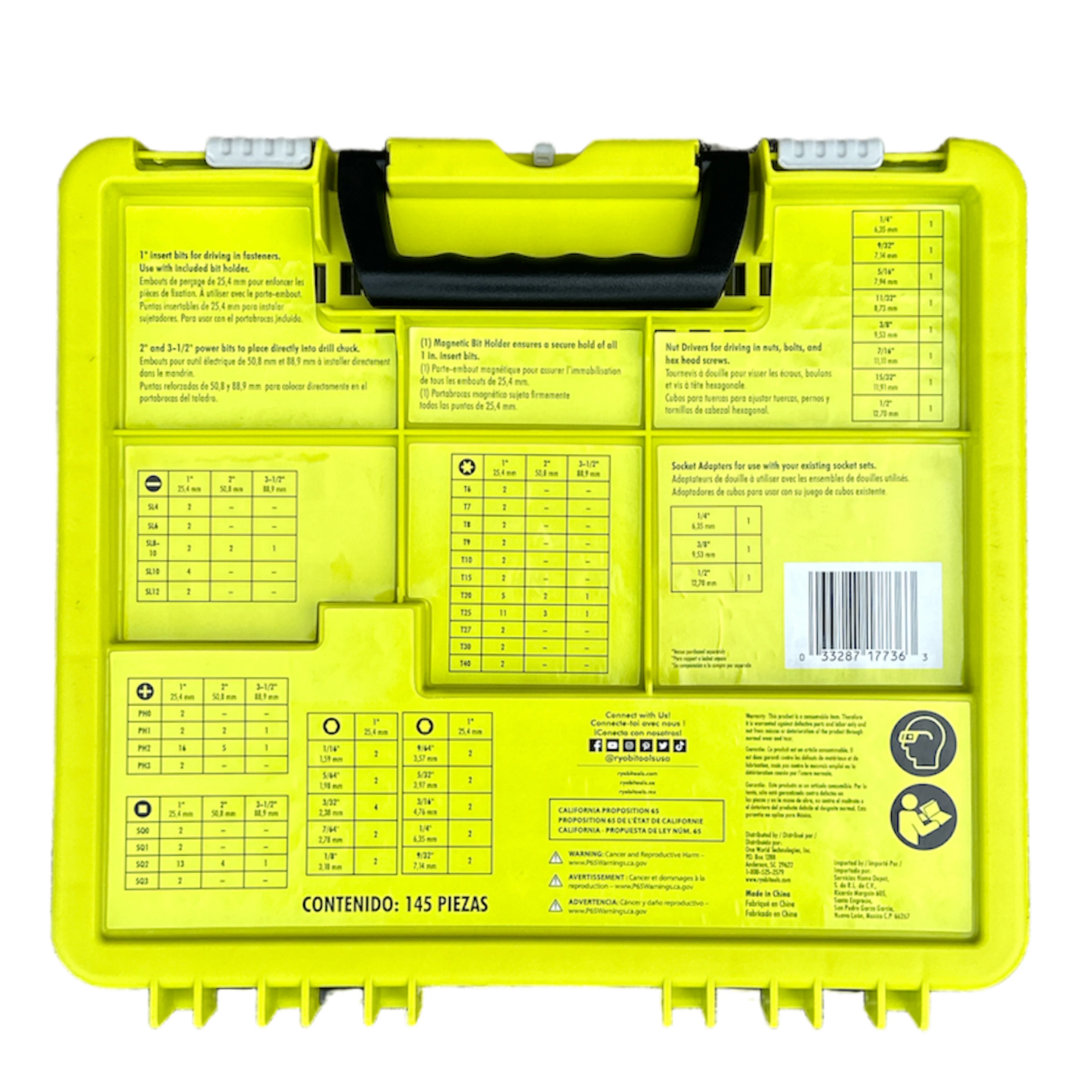 RYOBI Driving Kit (145 Piece) - Image 2