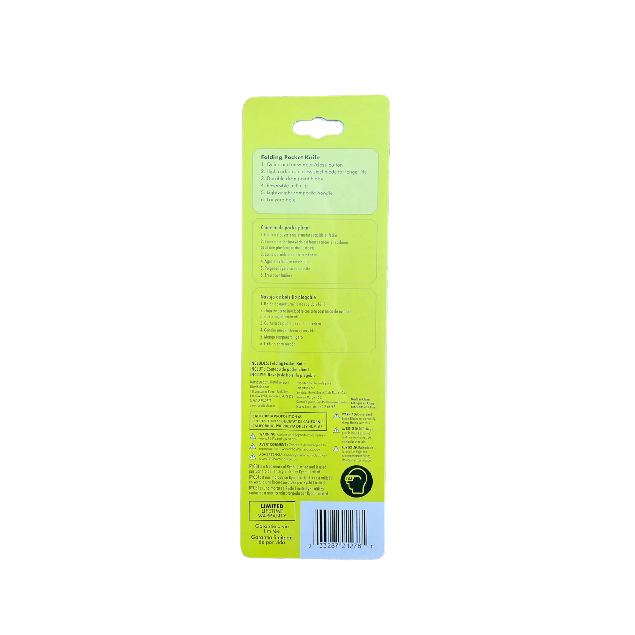 RYOBI Folding Pocket Knife - Image 6
