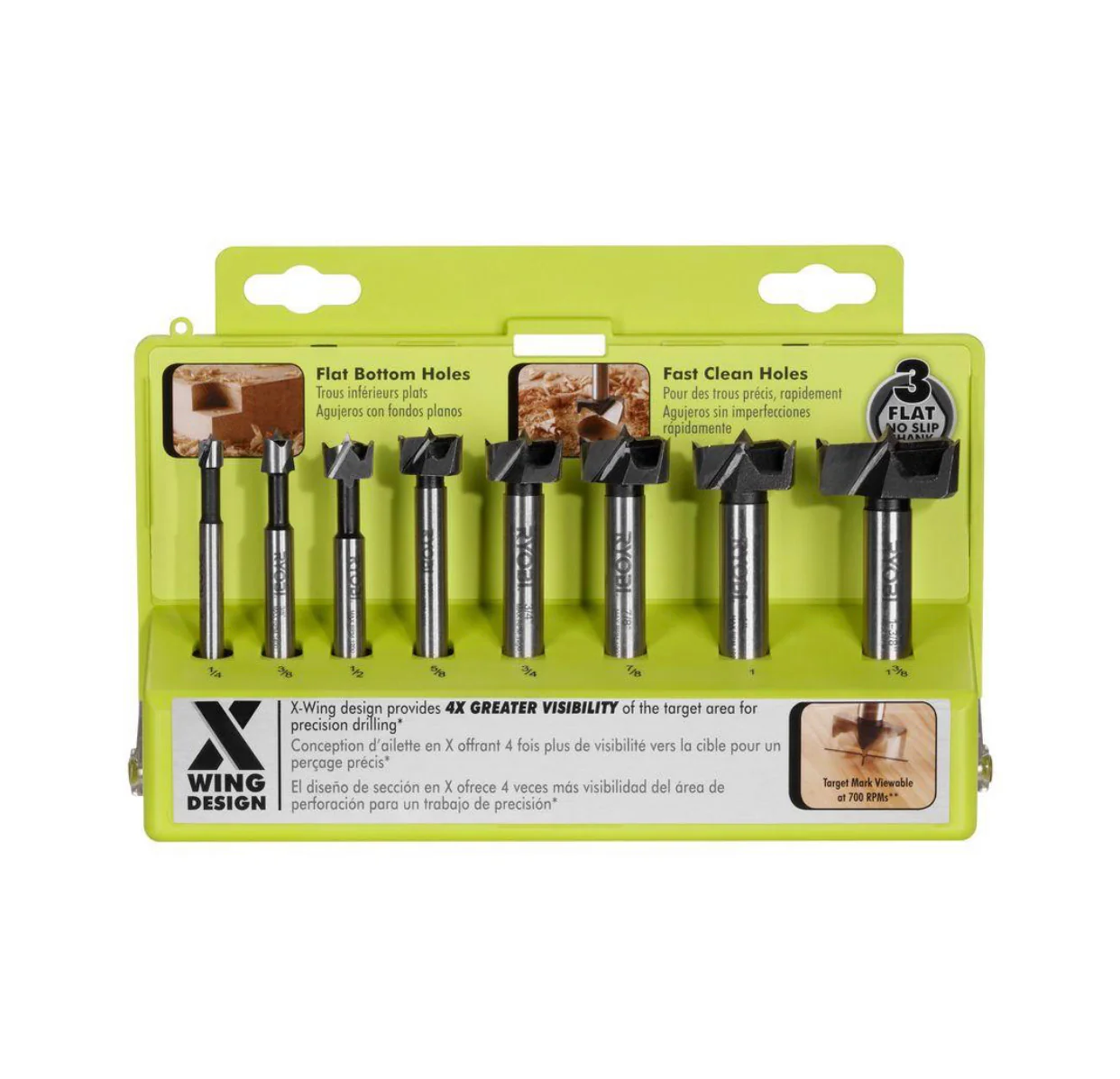 RYOBI Forstner Bit Set (8-Piece) - Image 2
