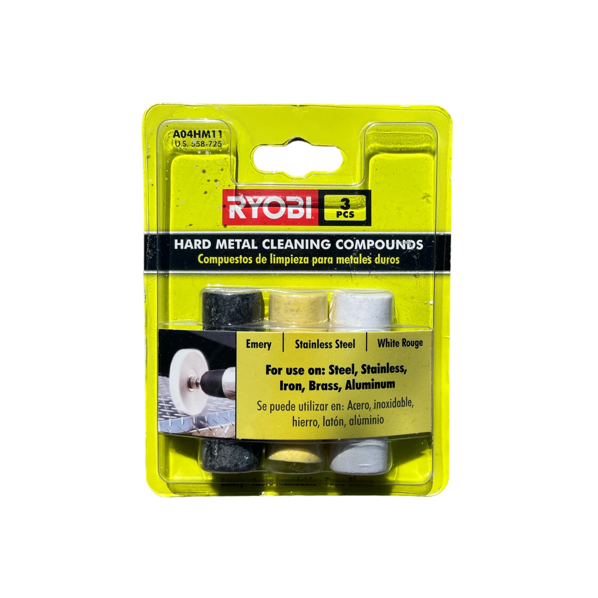 RYOBI Hard Metal Compound Kit (3-Piece)