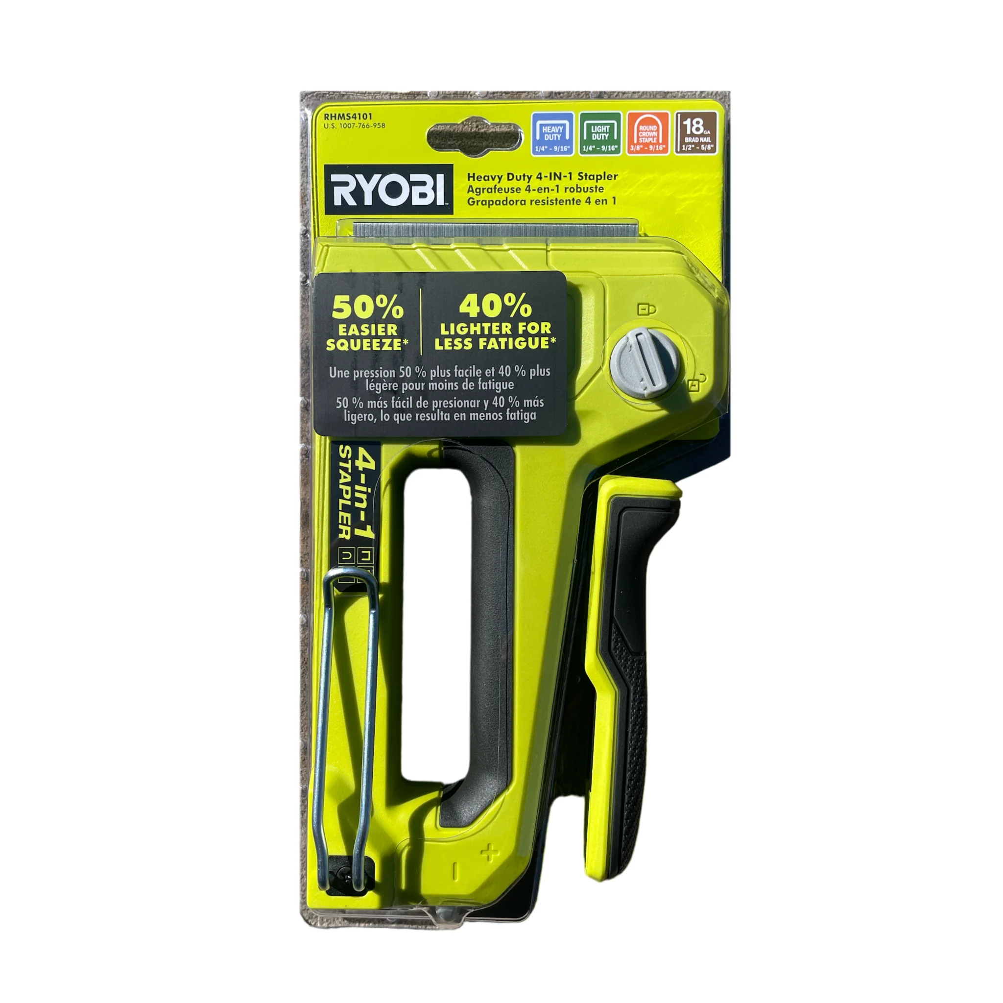 RYOBI Heavy Duty 4-in-1 Staple Gun