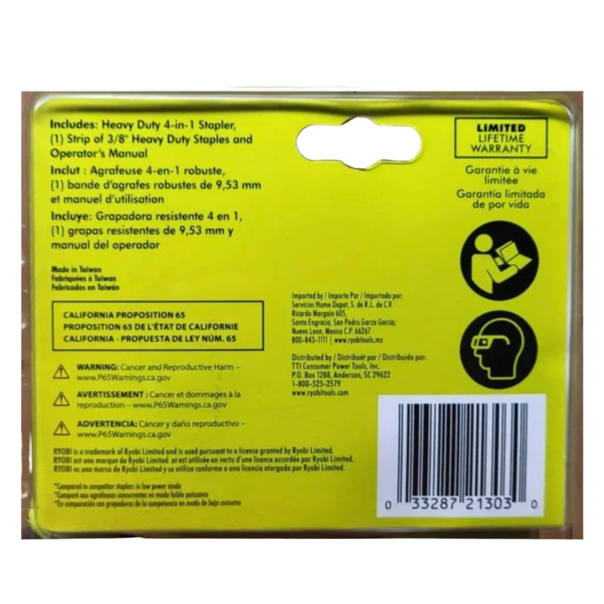 RYOBI Heavy Duty 4-in-1 Staple Gun - Image 3