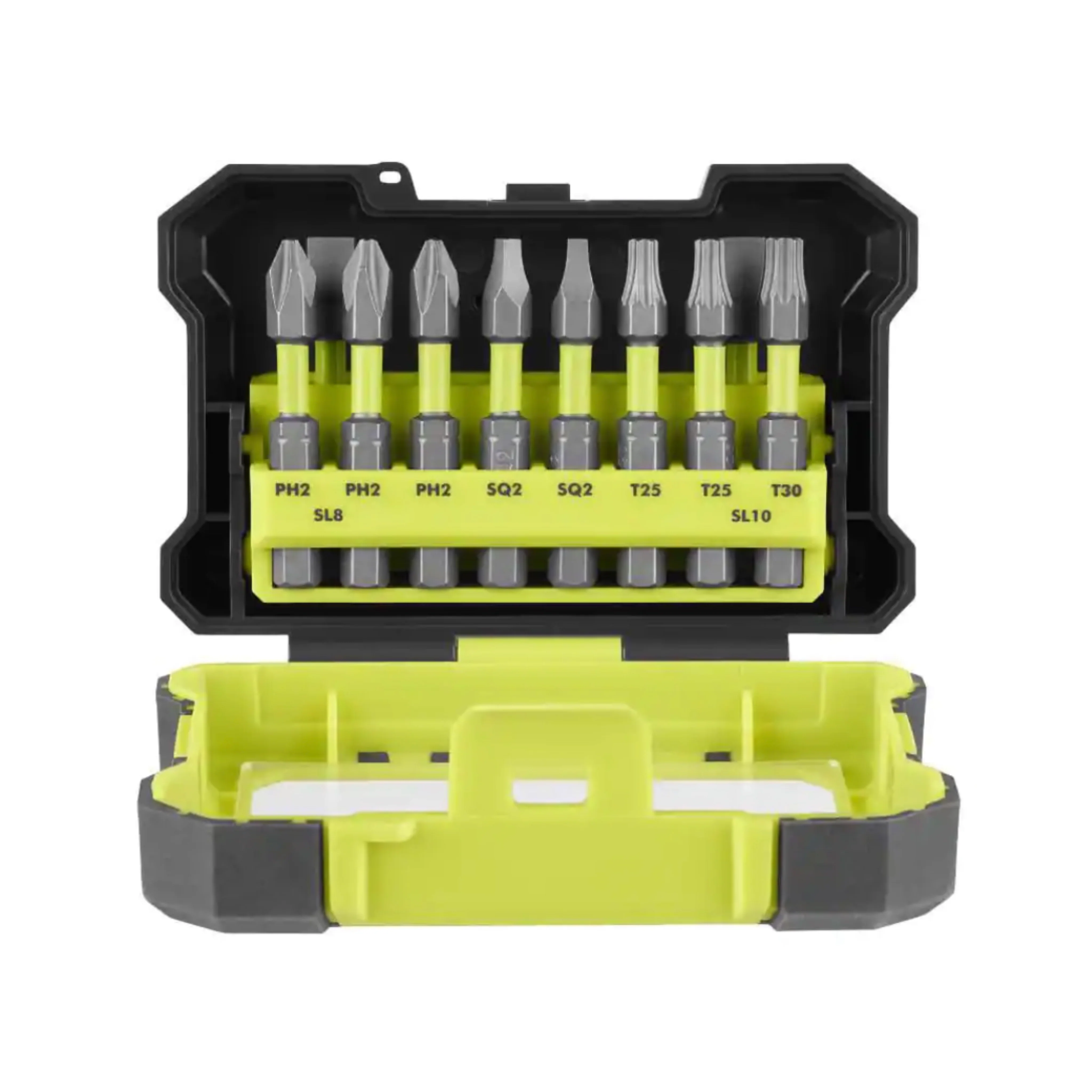 RYOBI Impact Driver Alloy Steel Bit Set with Belt Clip (10-Piece) - Image 3
