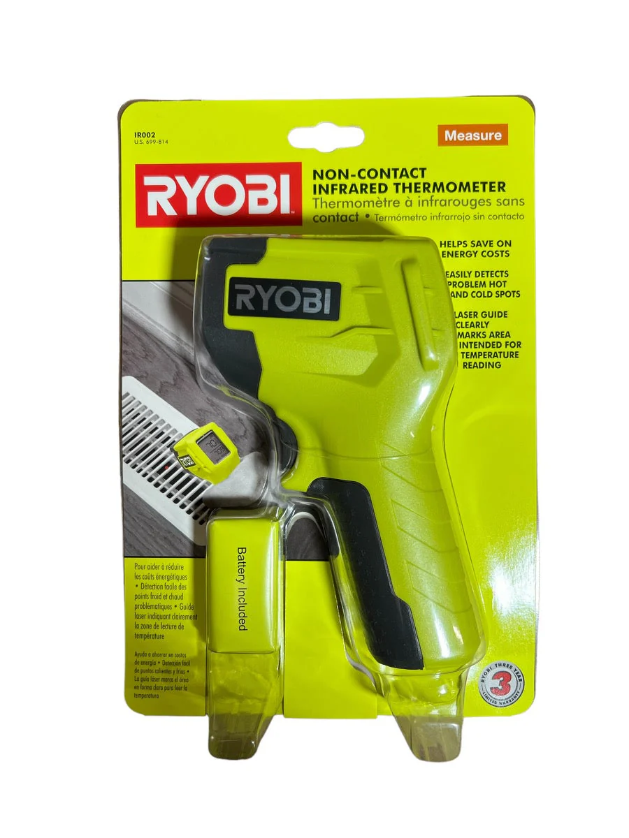 RYOBI 8 in. Infrared Thermometer