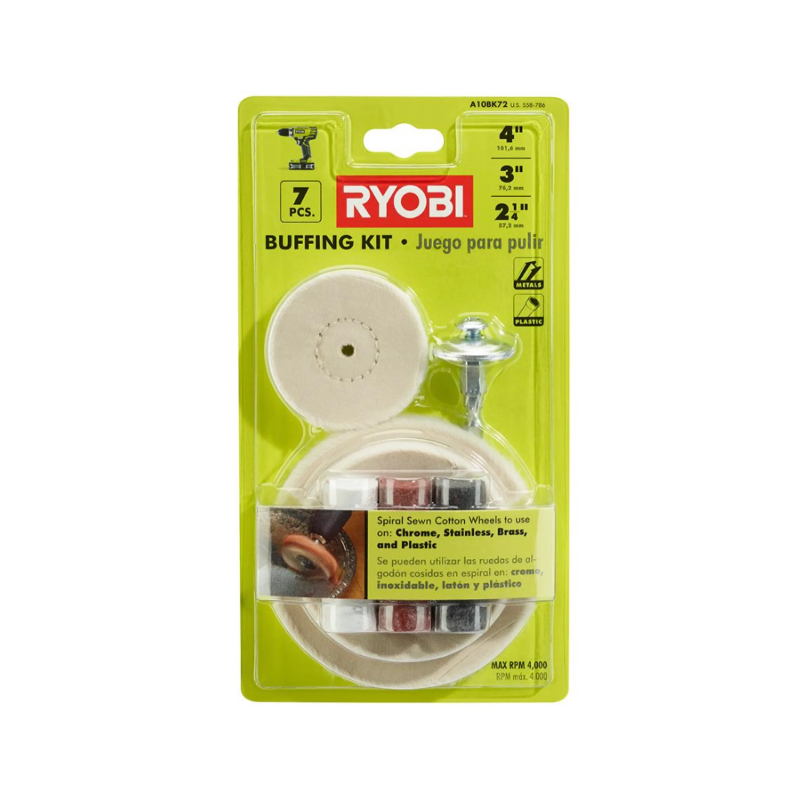 RYOBI Metal Buffing Kit (7-Piece)