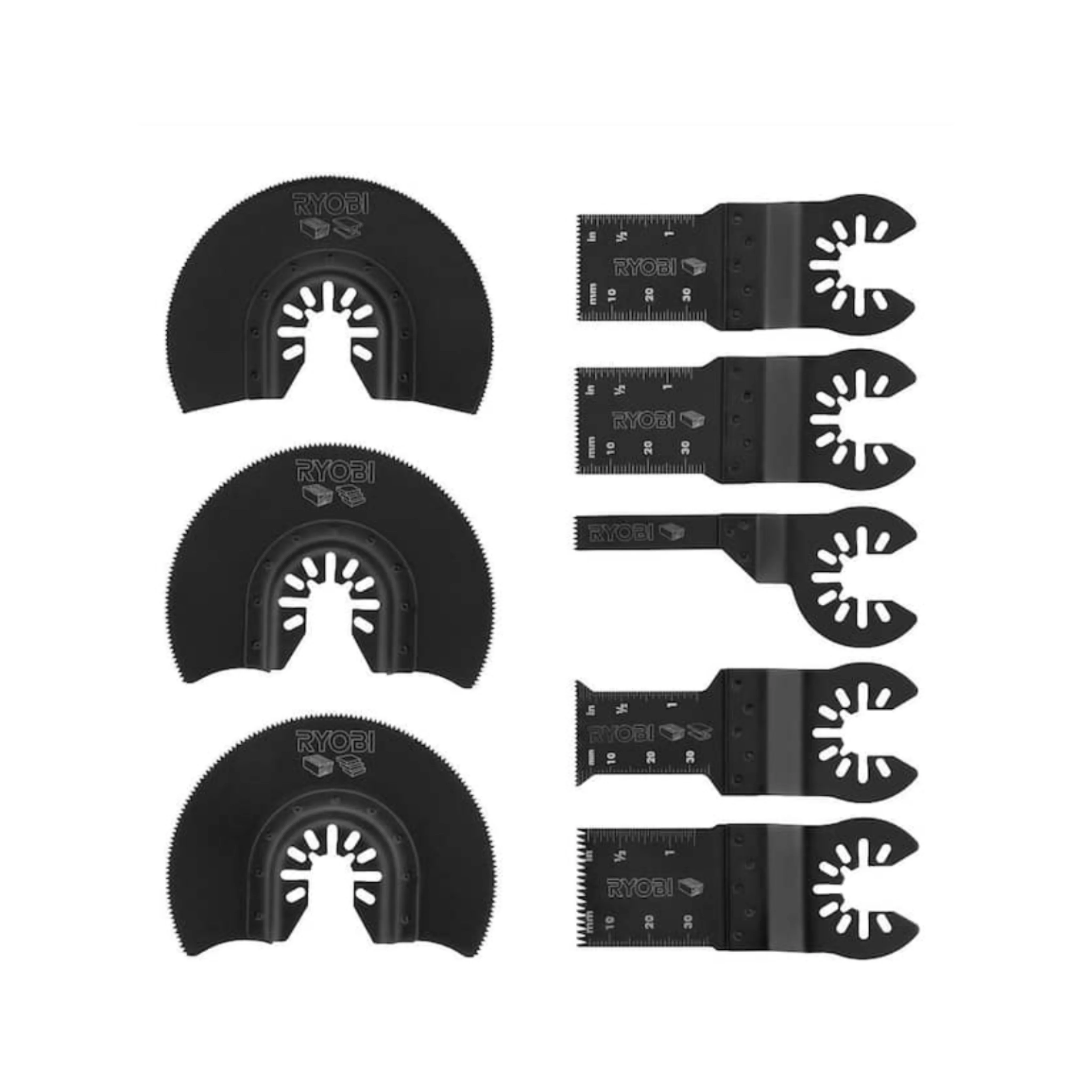 RYOBI Multi-Material Oscillating Blade Set (8-Piece) - Image 2