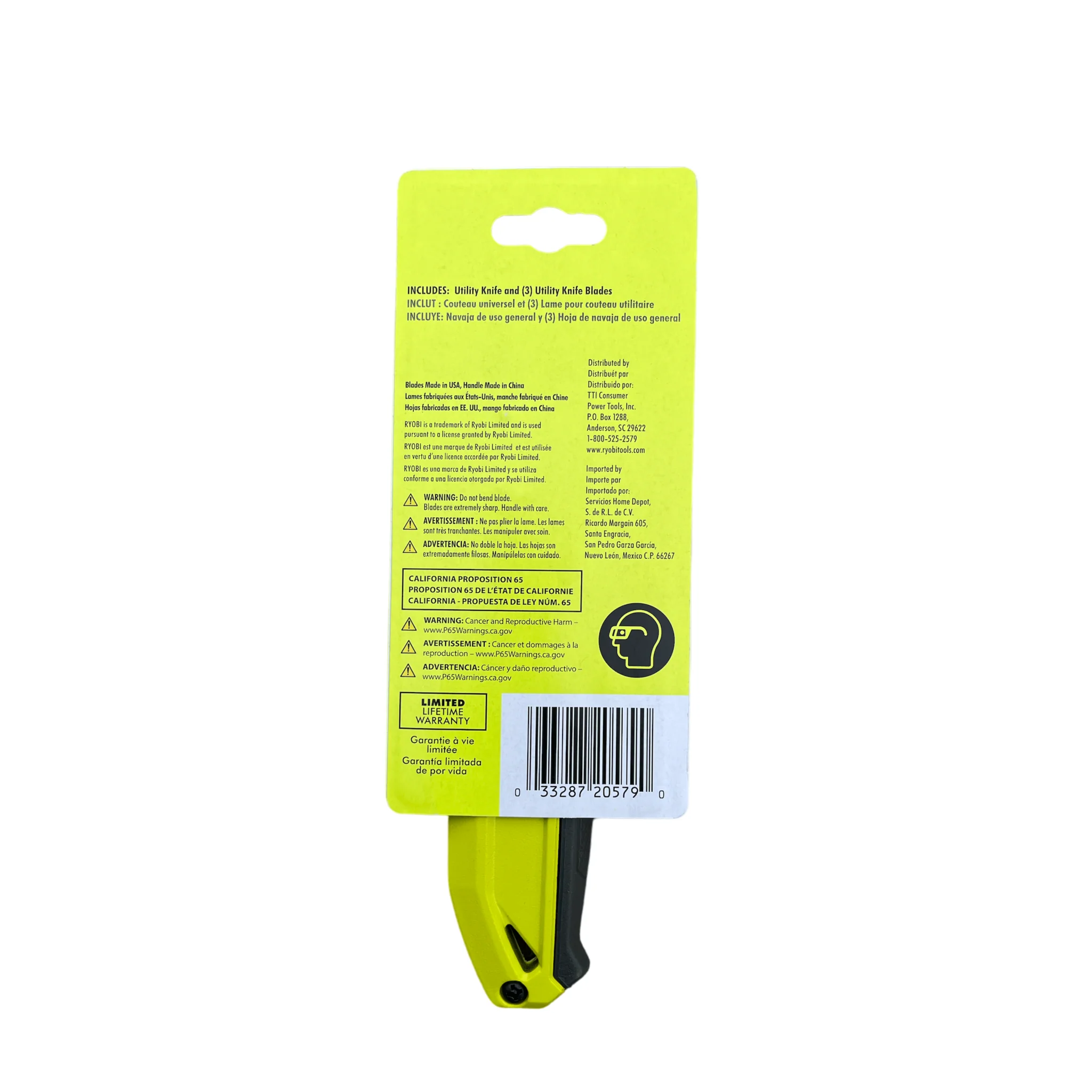 RYOBI Retractable Utility Knife - Image 2