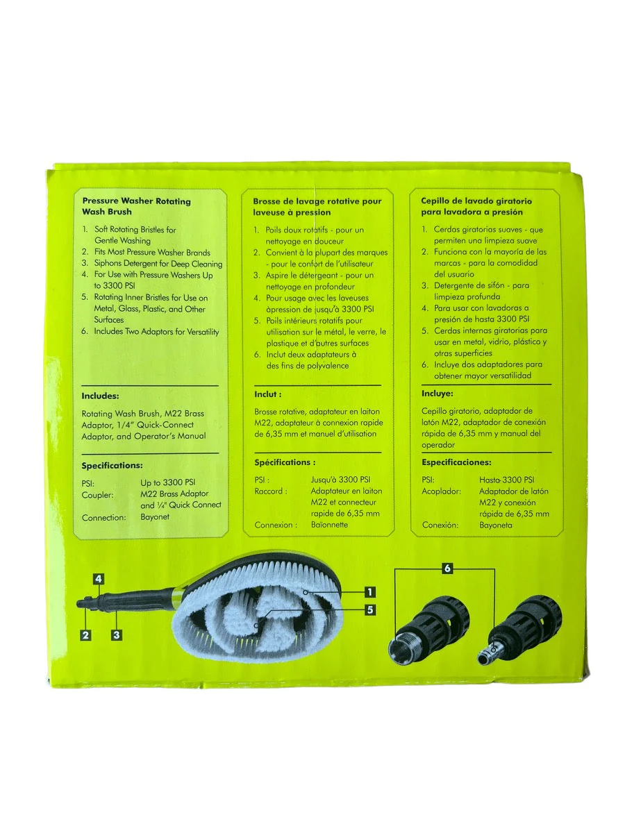 RYOBI Rotating Wash Brush/Brush Kit - Image 7