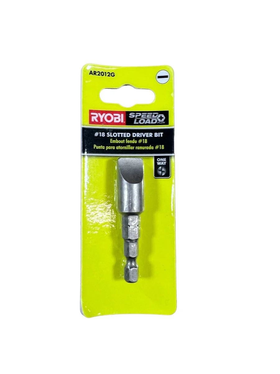 CLEARANCE RYOBI SpeedLoad+ #18 Slotted Driver Bit