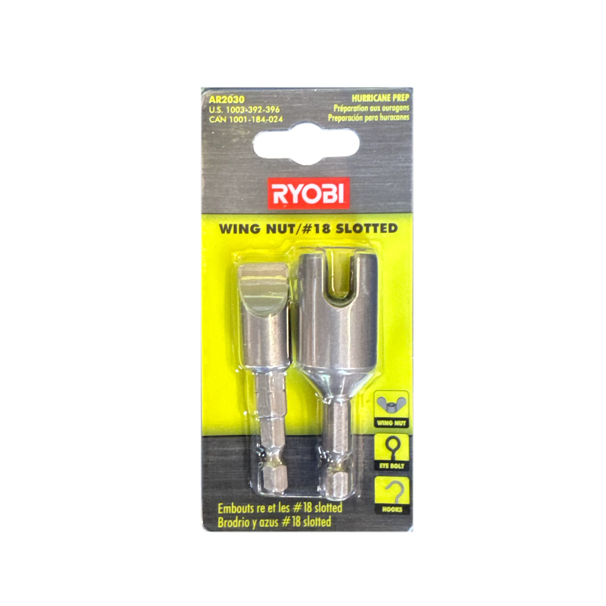 RYOBI SpeedLoad+ Wing Nut/Slotted Driver