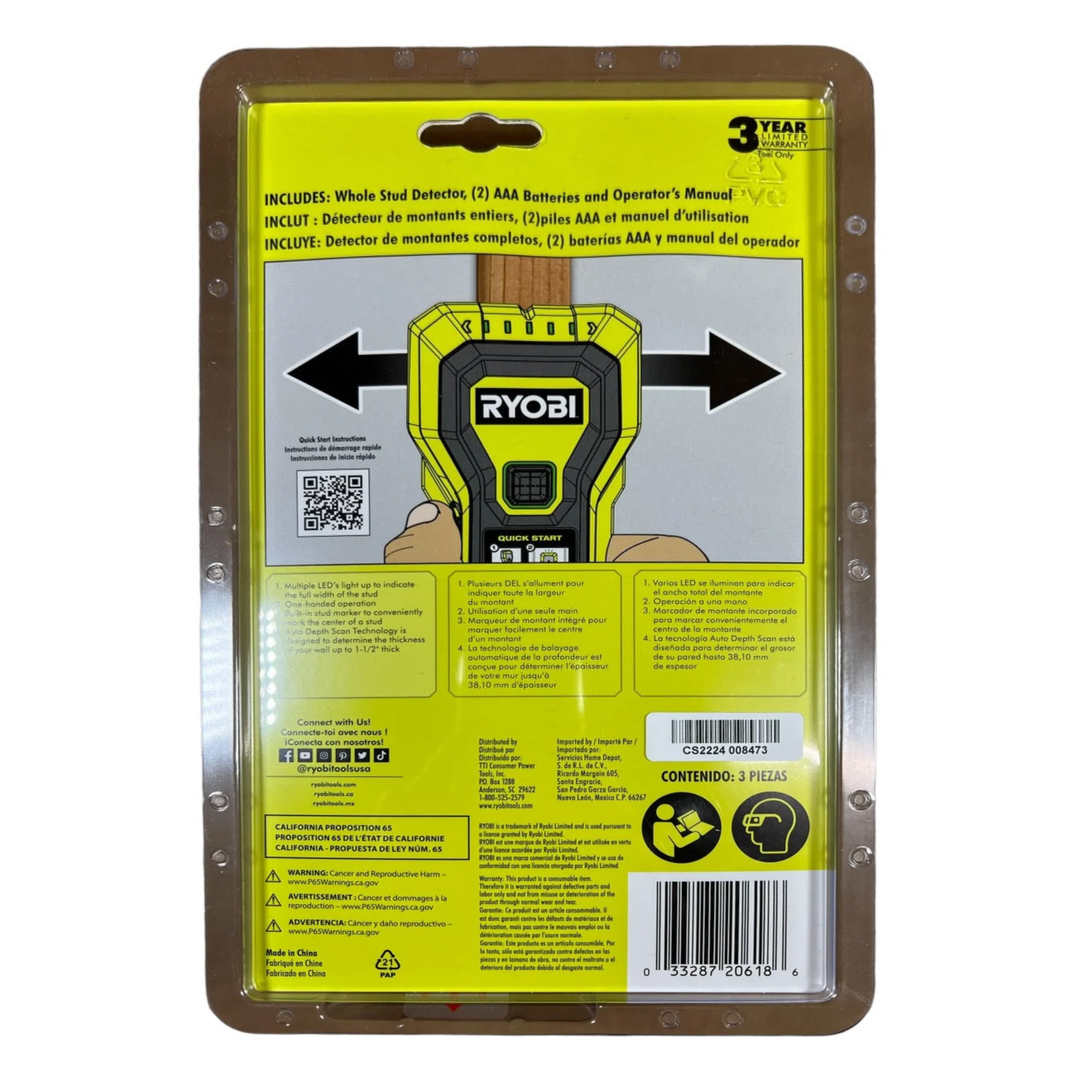 RYOBI Whole Stud Detector - Image 2
