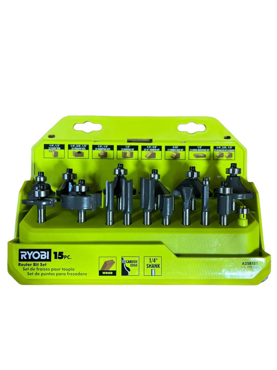 Shank Carbide Router Bit Set (15-Piece) - Image 3