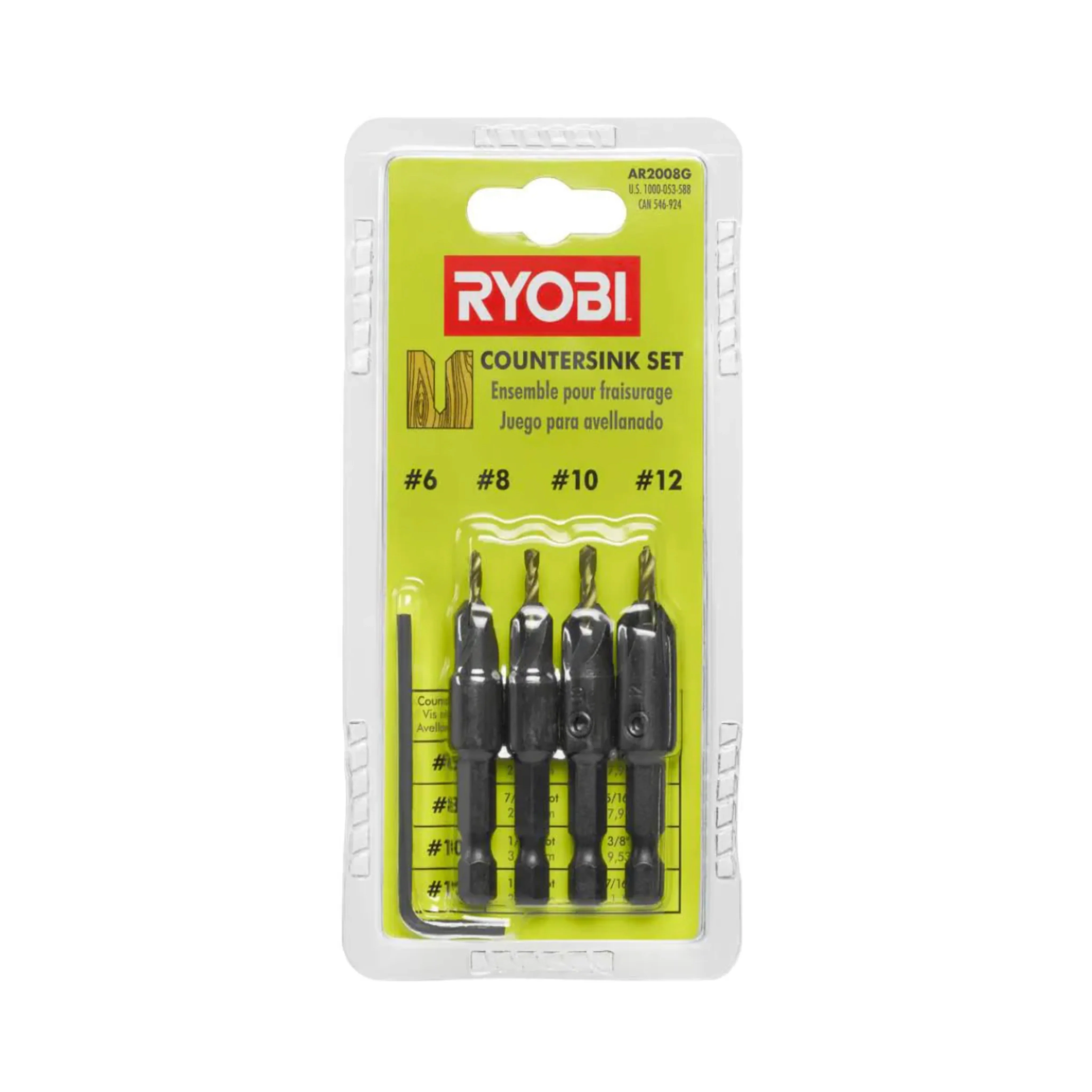 SpeedLoad+ 5-Piece Power Groove Countersink Set