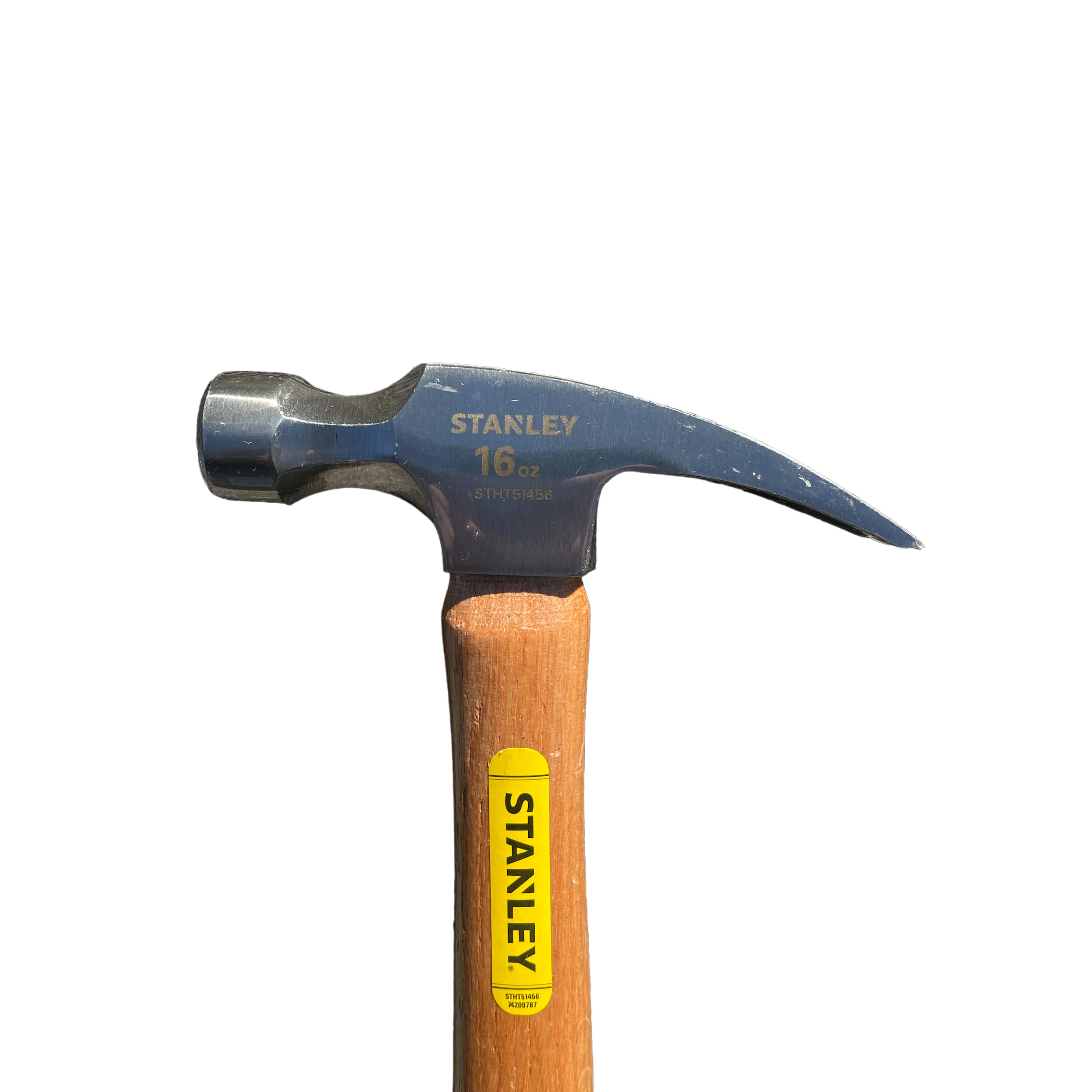 STANLEY 16 oz. Claw Hammer with Wood Handle - Image 2