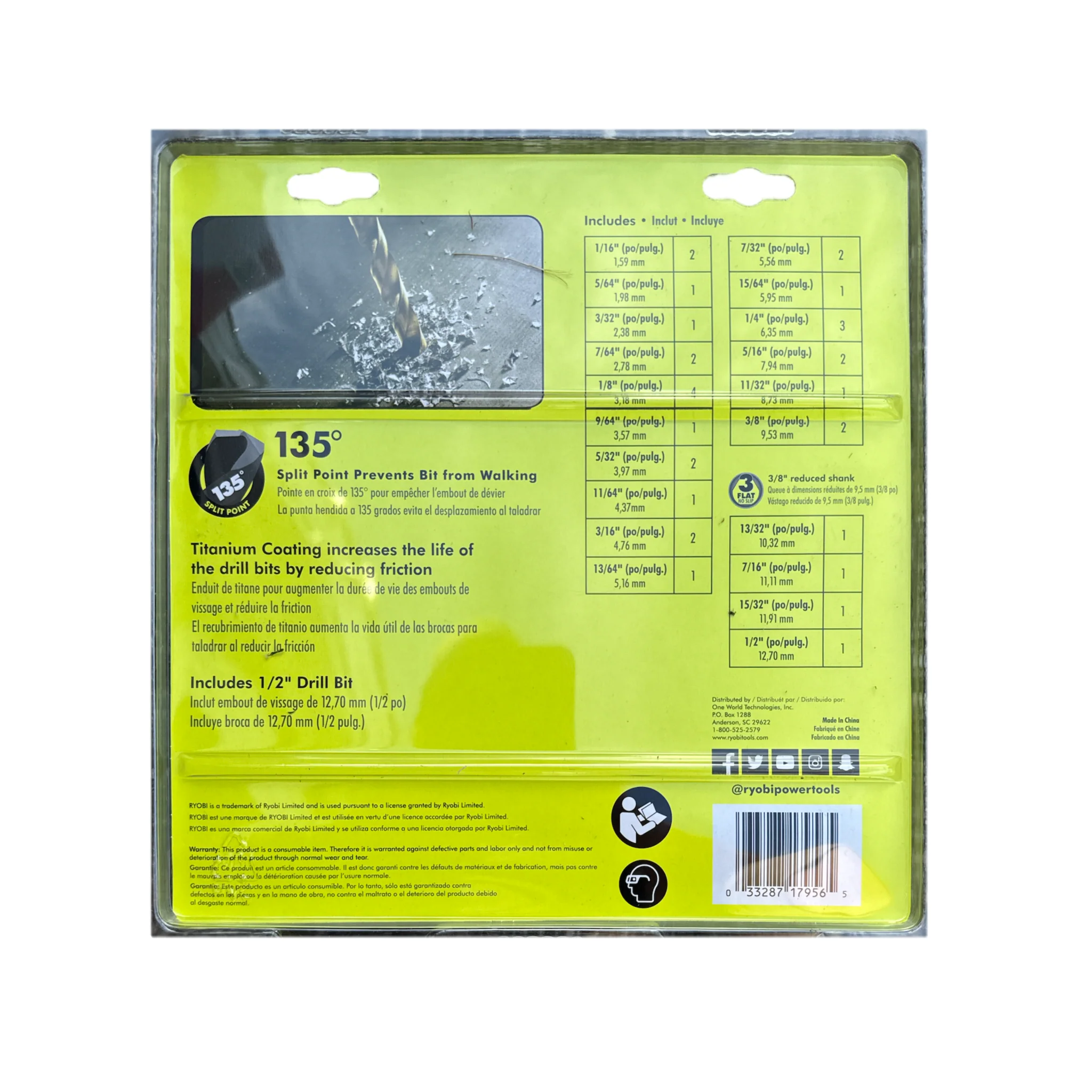 CLEARANCE Titanium Coated Drill Bit Set (32-Piece) - Image 2