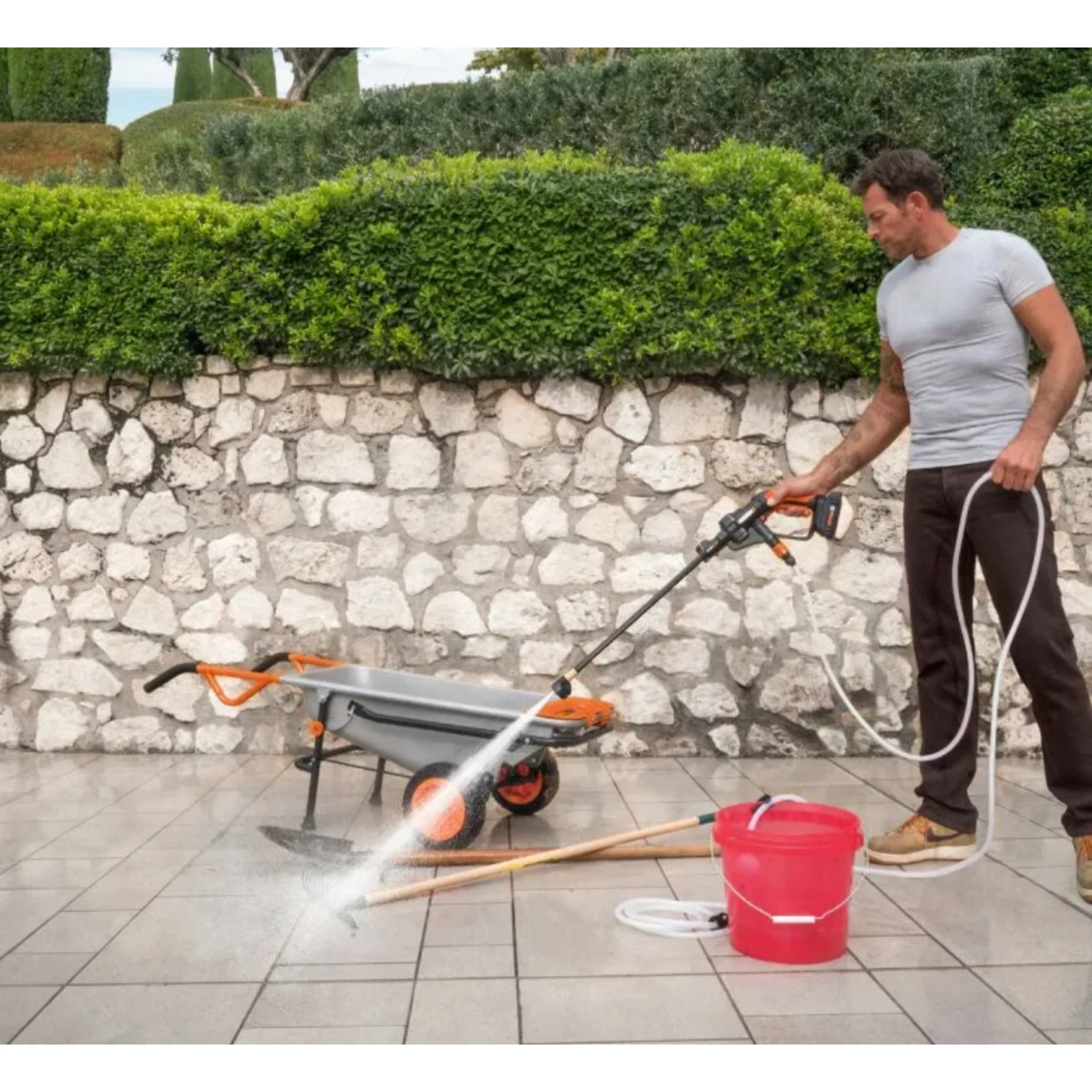 CLEARANCE WORX 20-Volt Power Share Hydroshot Portable Power Cleaner with Battery and Charger - Image 8