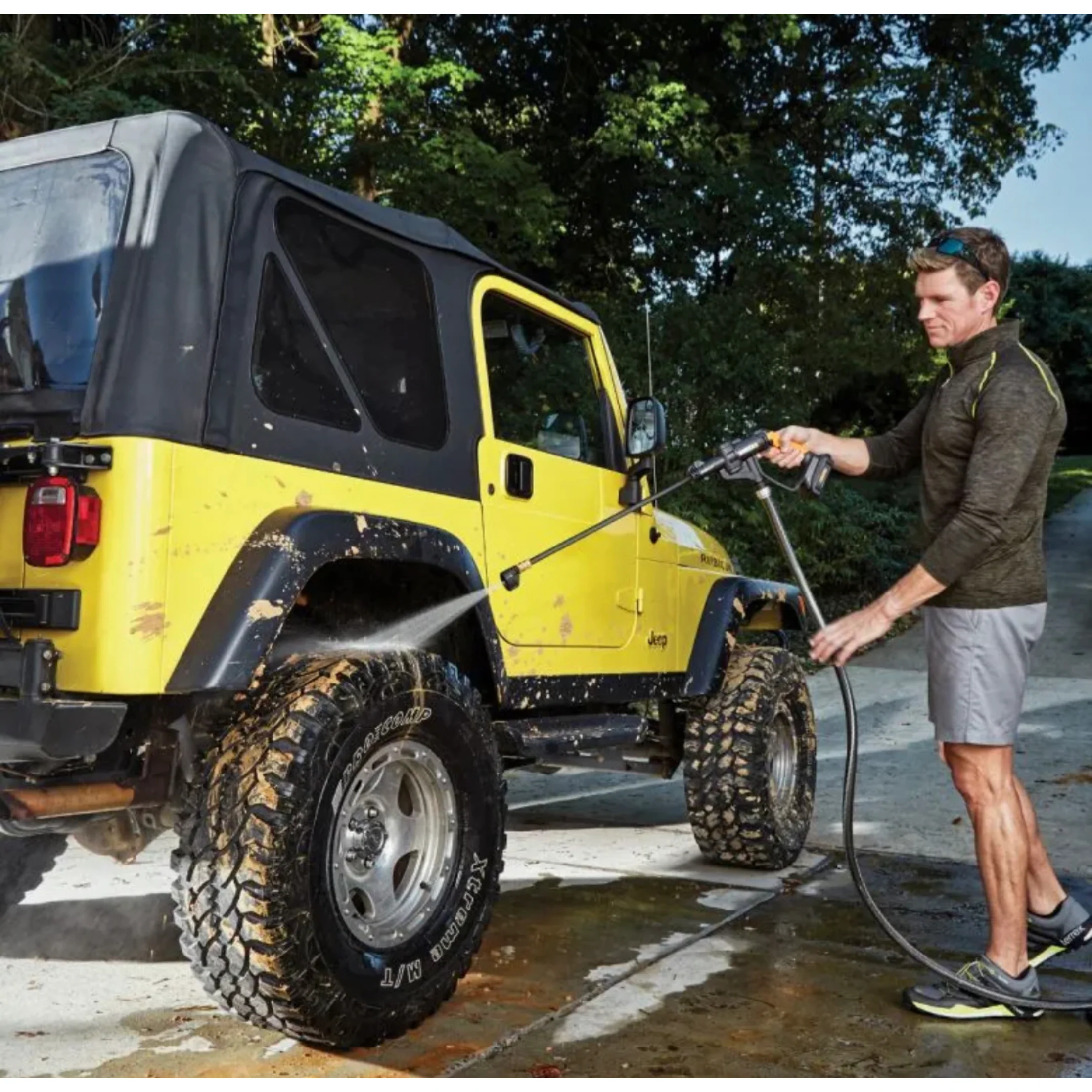 CLEARANCE WORX 20-Volt Power Share Hydroshot Portable Power Cleaner with Battery and Charger - Image 9